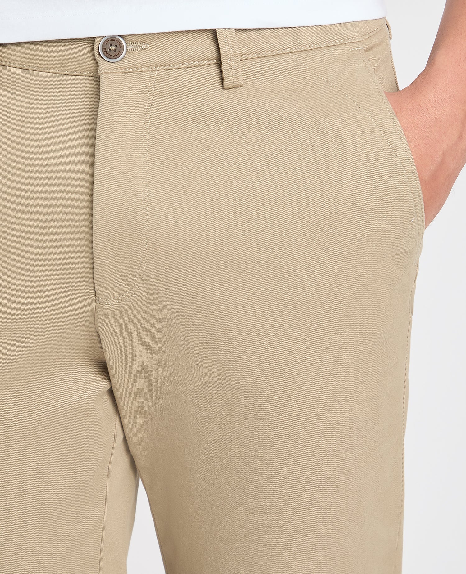 Straight Leg Cotton-Stretch Ronan Chino - Image 4