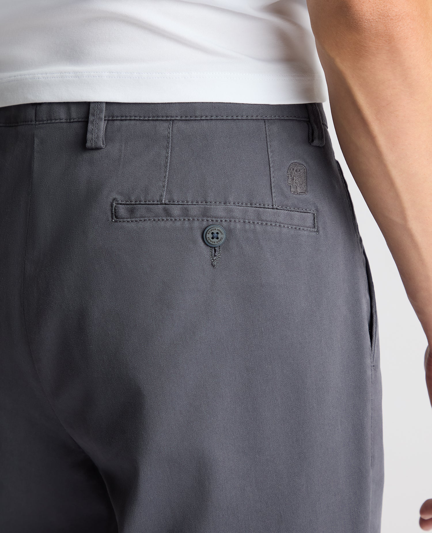 Straight Leg Cotton-Stretch Washed Chino - Image 4