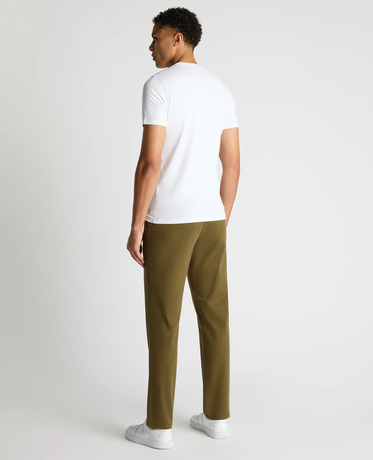 Straight Leg Cotton-Stretch Washed Chino - Image 3