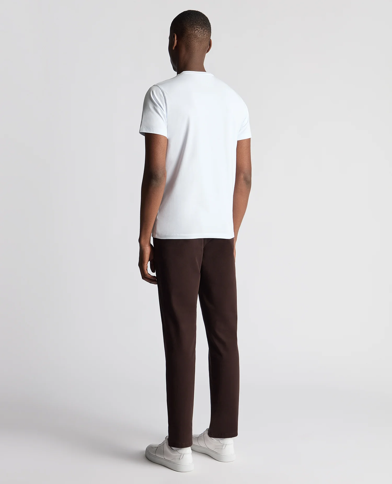 Straight Leg Cotton-Stretch Washed Chino - Image 3