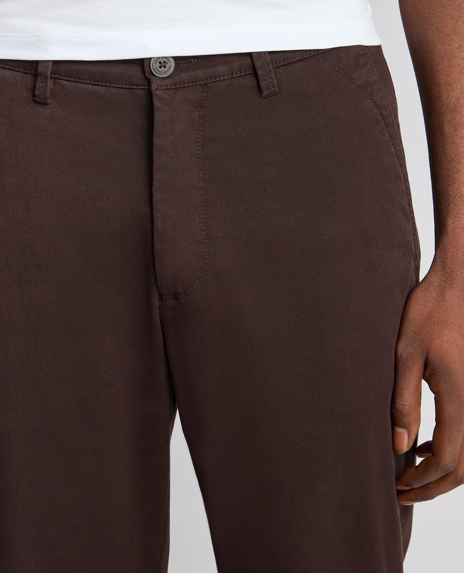 Straight Leg Cotton-Stretch Washed Chino - Image 4