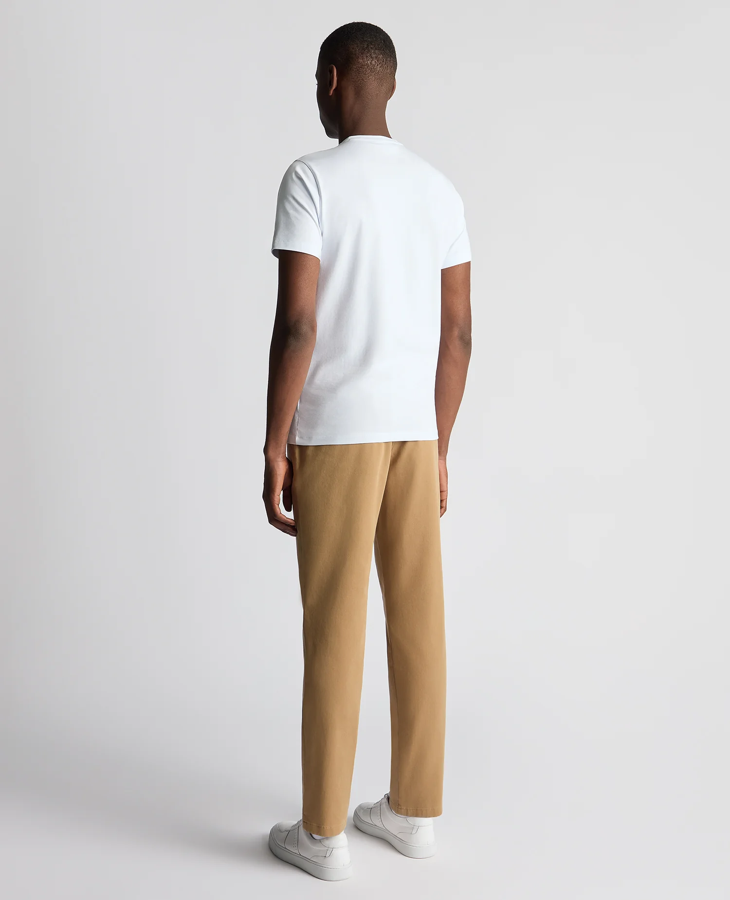 Straight Leg Cotton-Stretch Washed Chino - Image 3