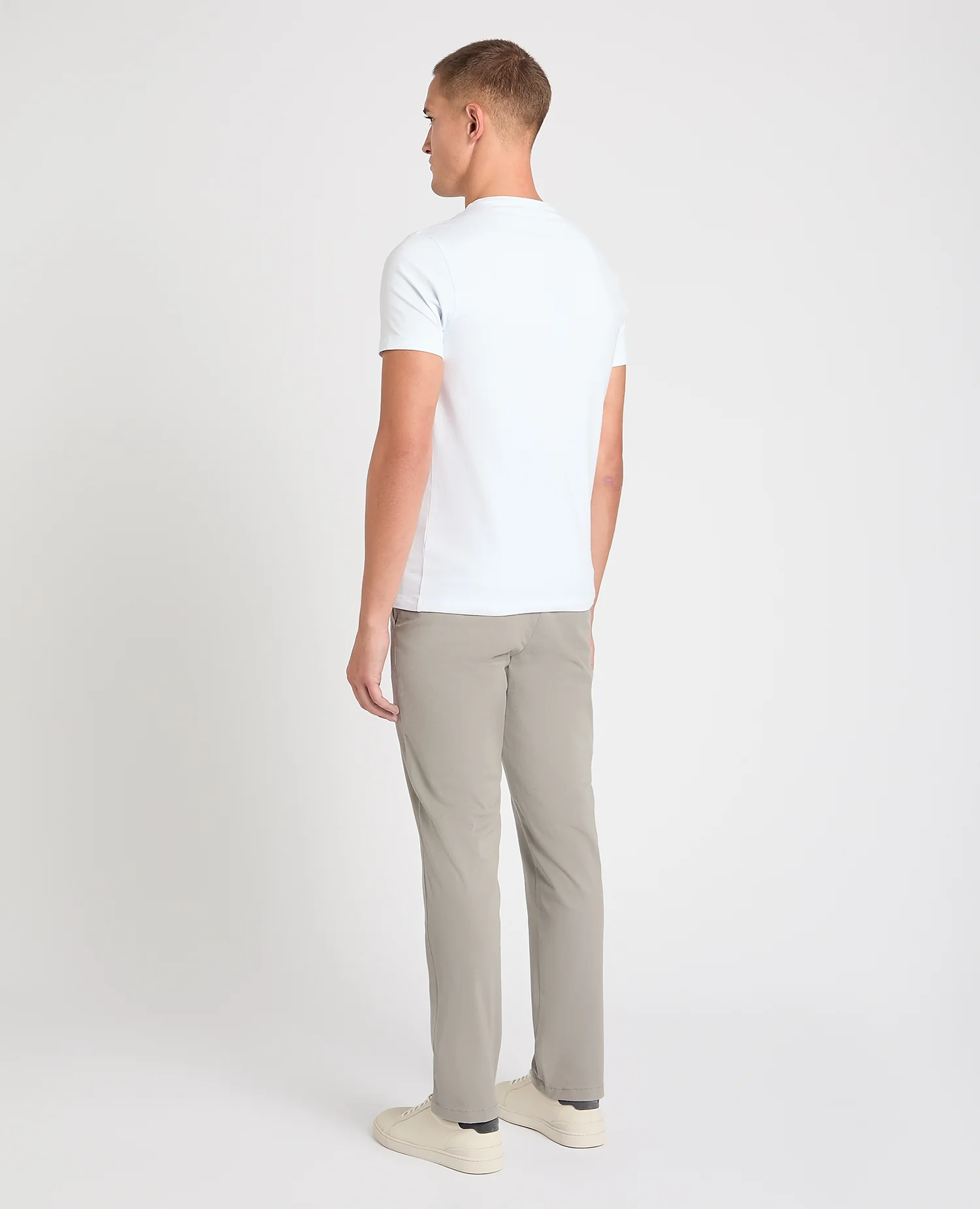 Straight Leg Cotton-Stretch Ronan Chino - Image 3