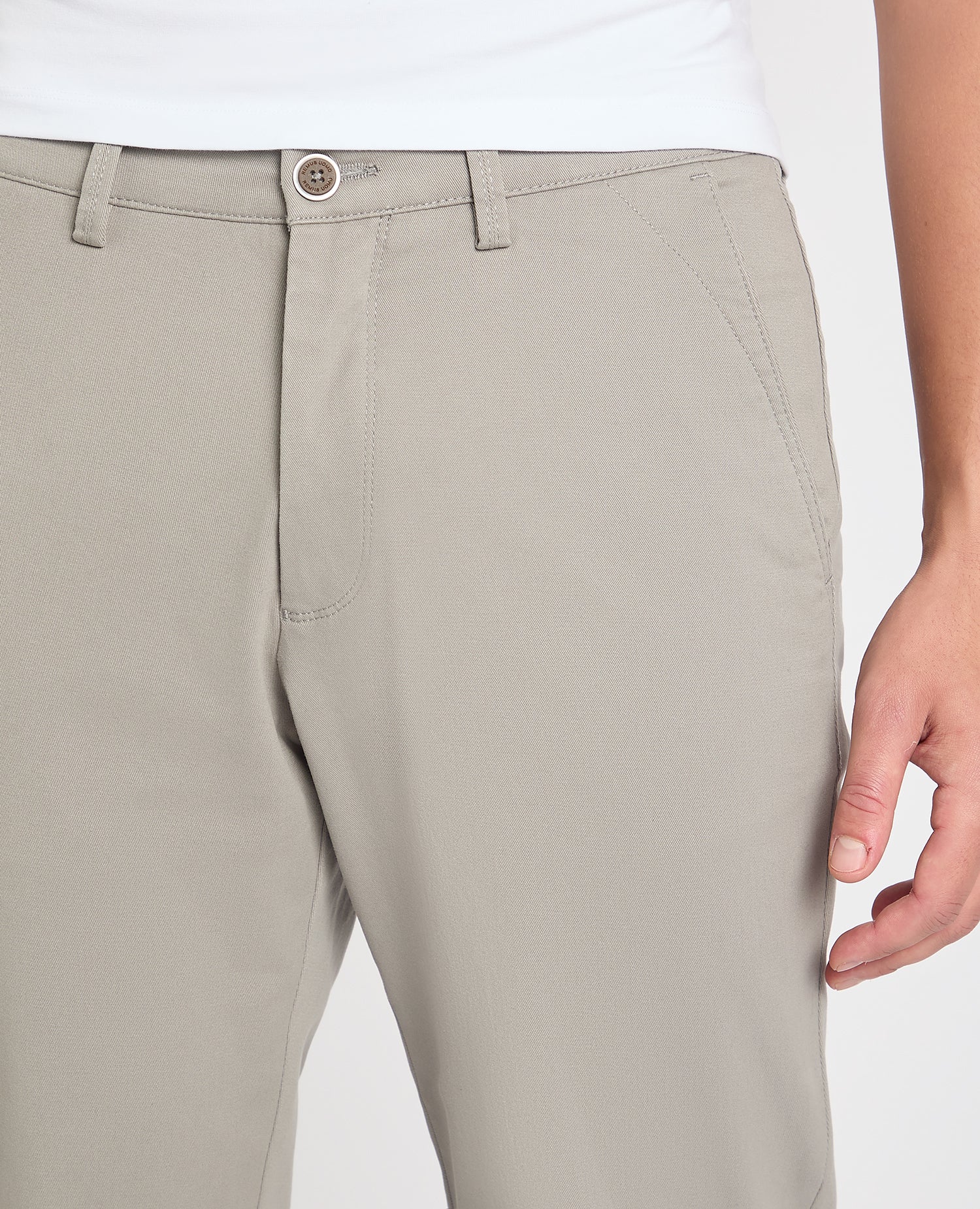 Straight Leg Cotton-Stretch Ronan Chino - Image 4
