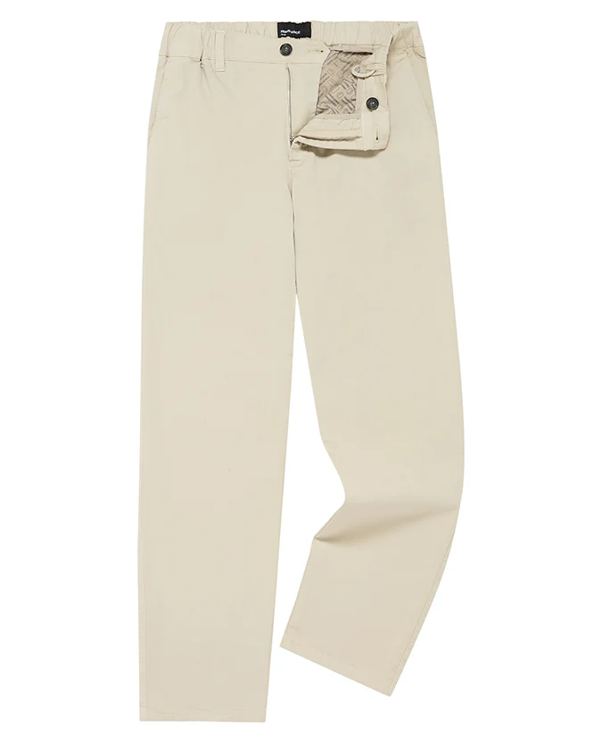 Stone Straight Leg Cotton-Blend Chinos - Image 6