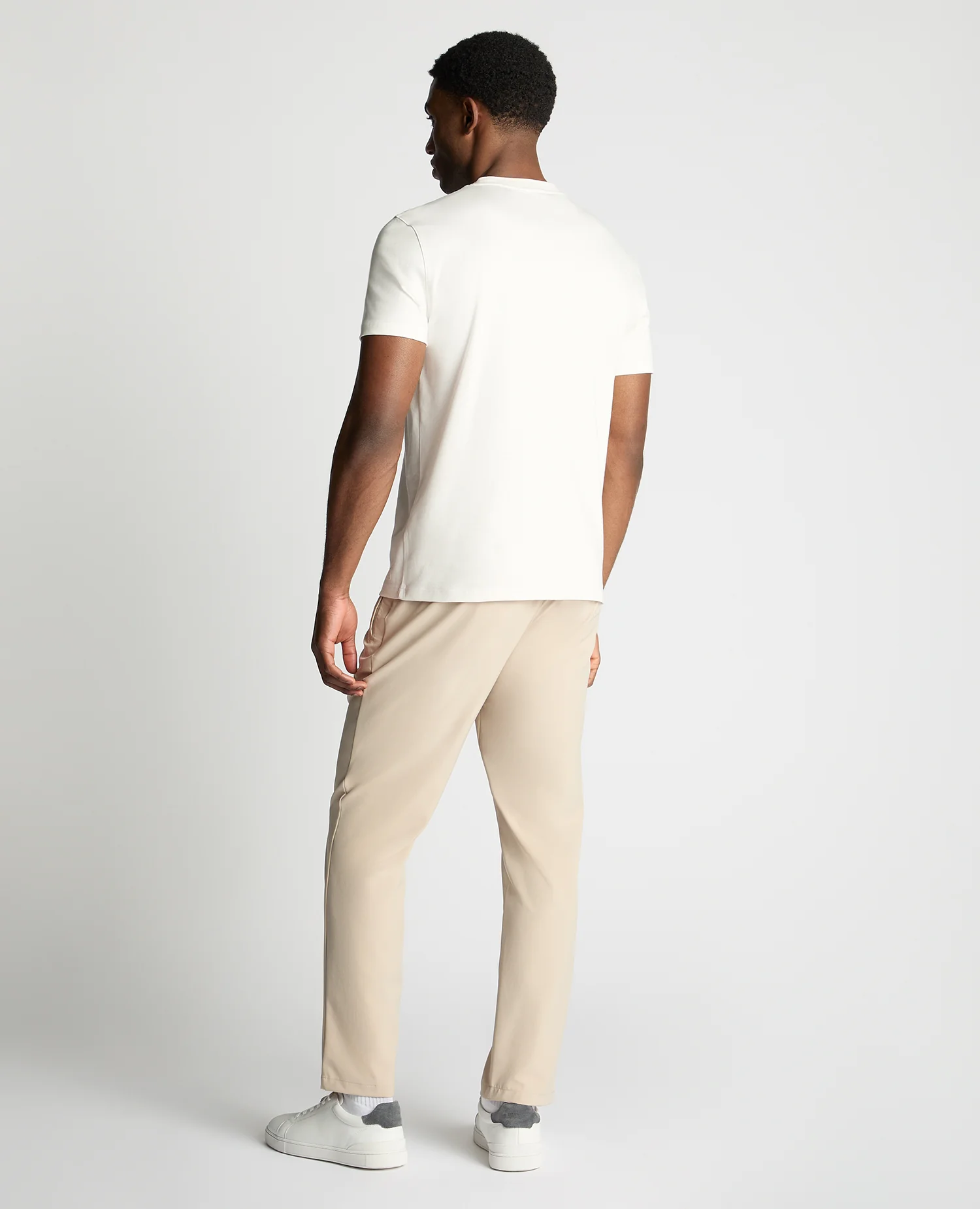 Stone Straight Leg Stretch Trousers - Image 3