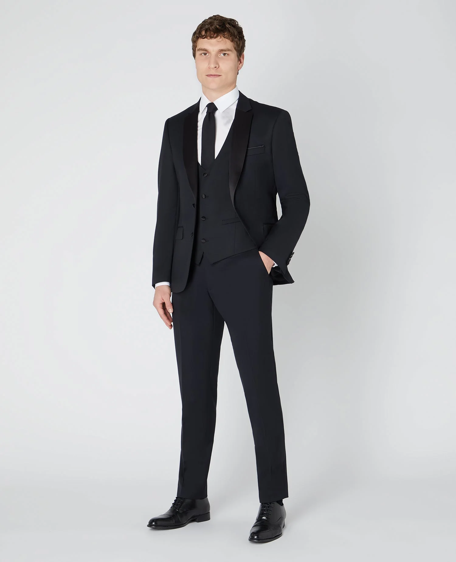 Tapered Wool-Rich Mix and Match Suit Jacket - Image 2