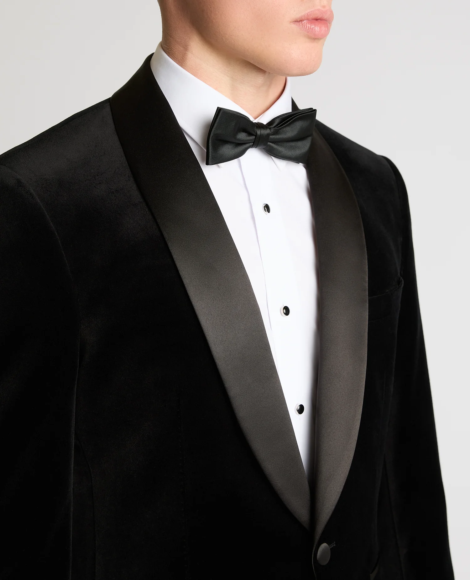 Slim Fit Velvet Dinner Jacket - Image 5