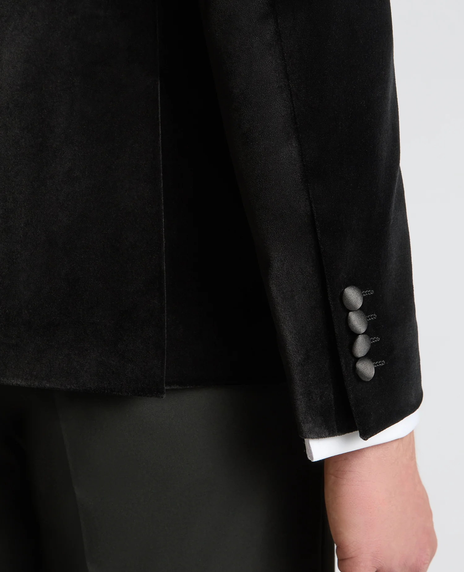 Slim Fit Velvet Dinner Jacket - Image 6