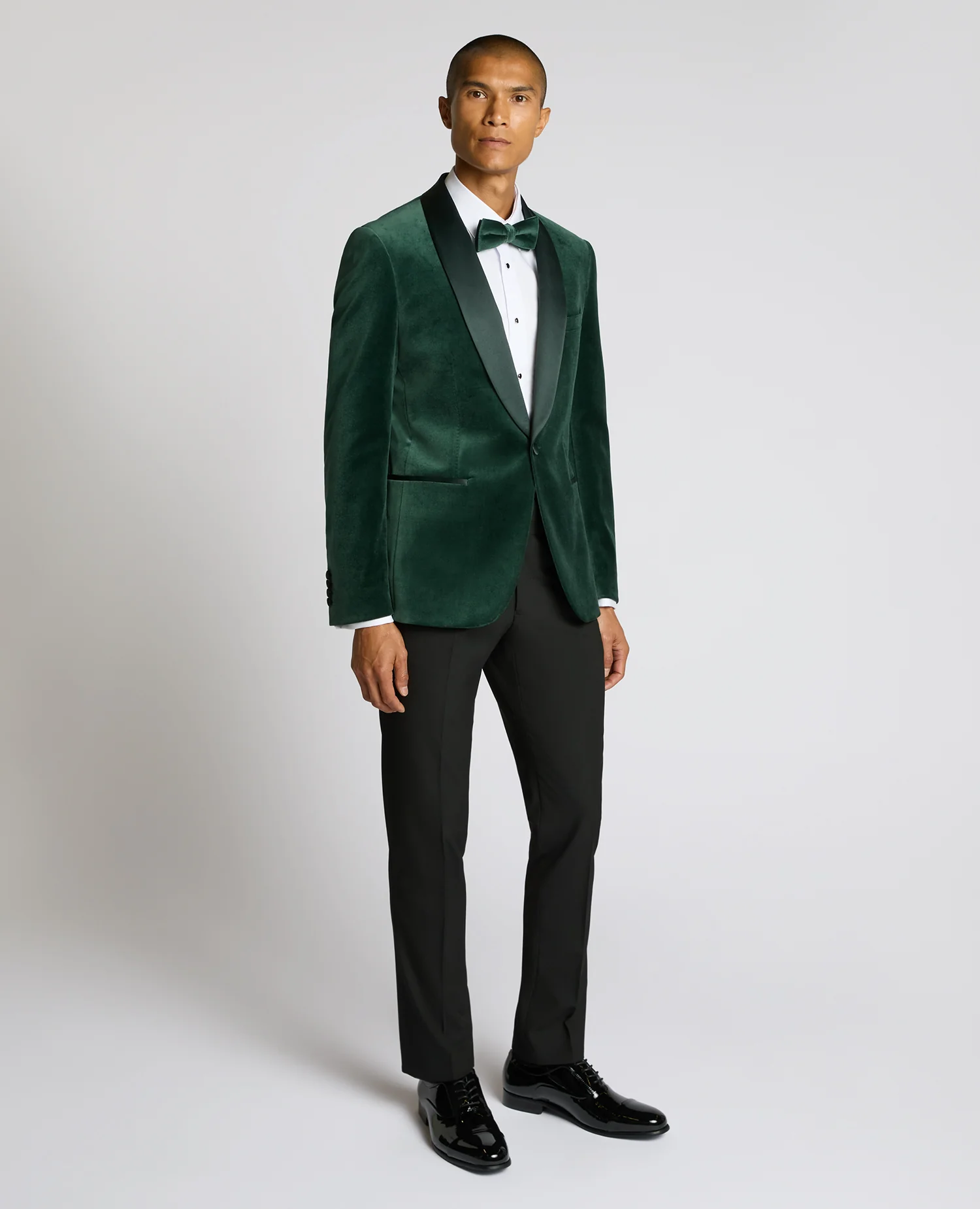 Slim Fit Velvet Dinner Jacket - Image 2