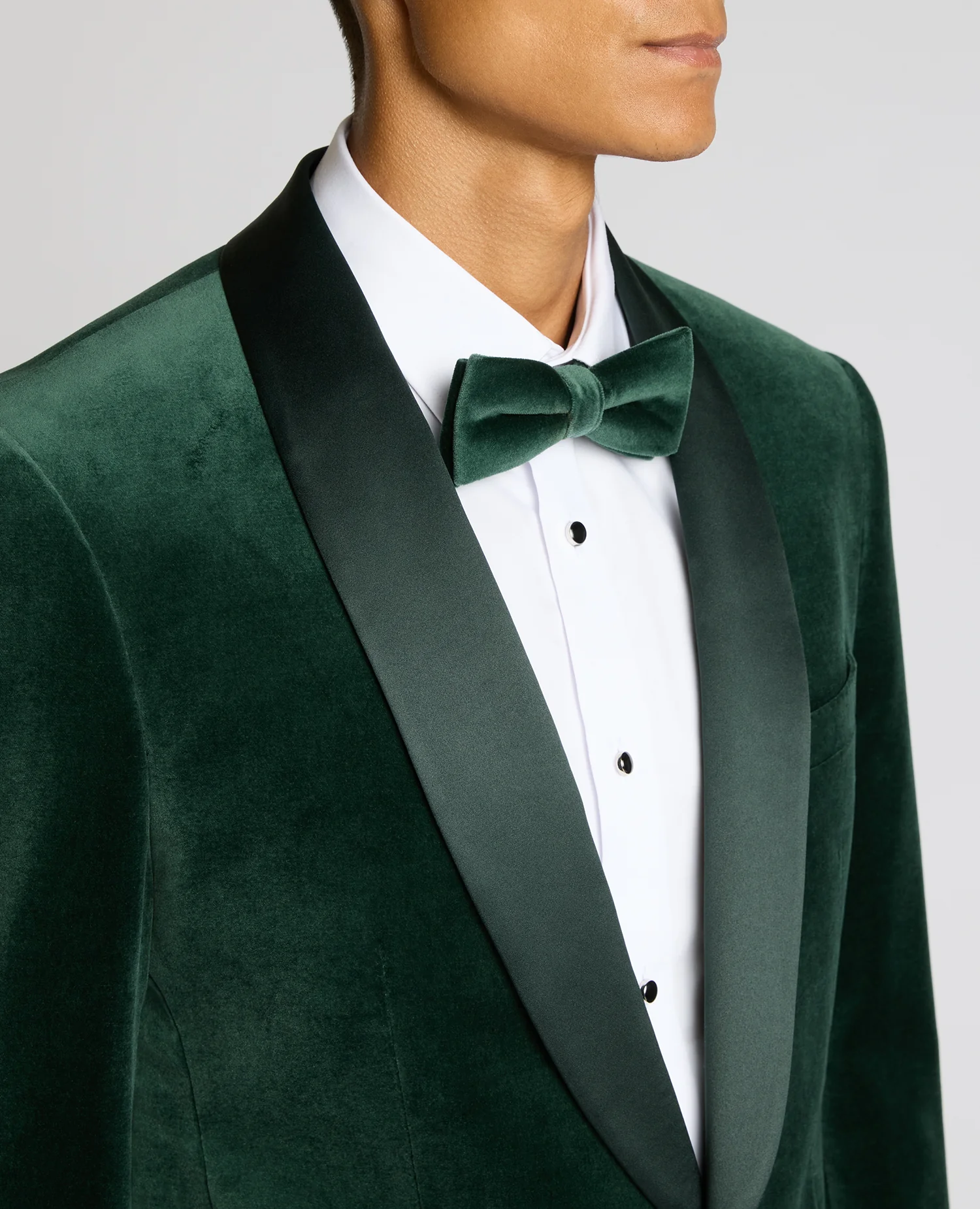 Slim Fit Velvet Dinner Jacket - Image 4