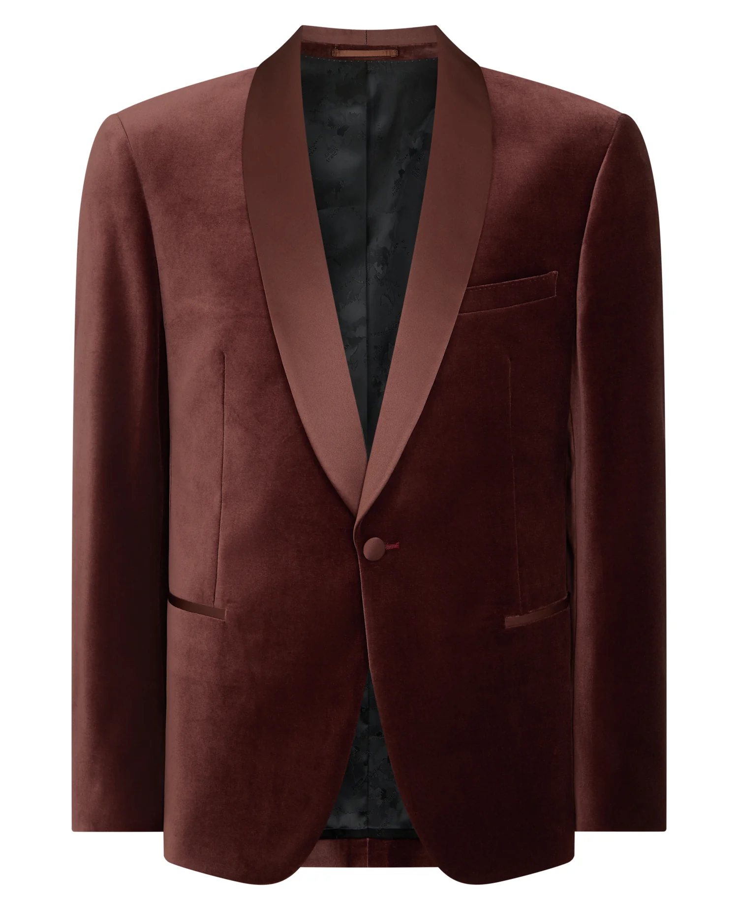 Slim Fit Velvet Dinner Jacket - Image 6