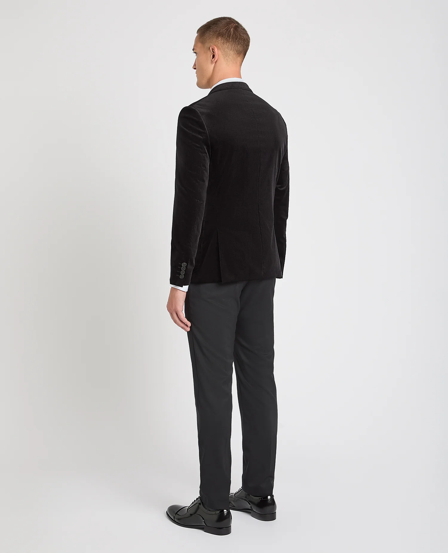 Slim fit cotton stretch suit jacket - Image 3
