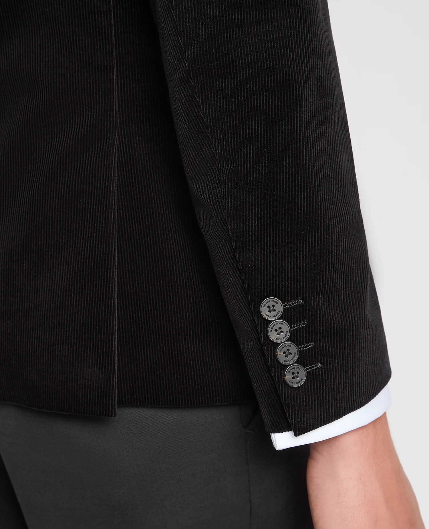 Slim fit cotton stretch suit jacket - Image 5