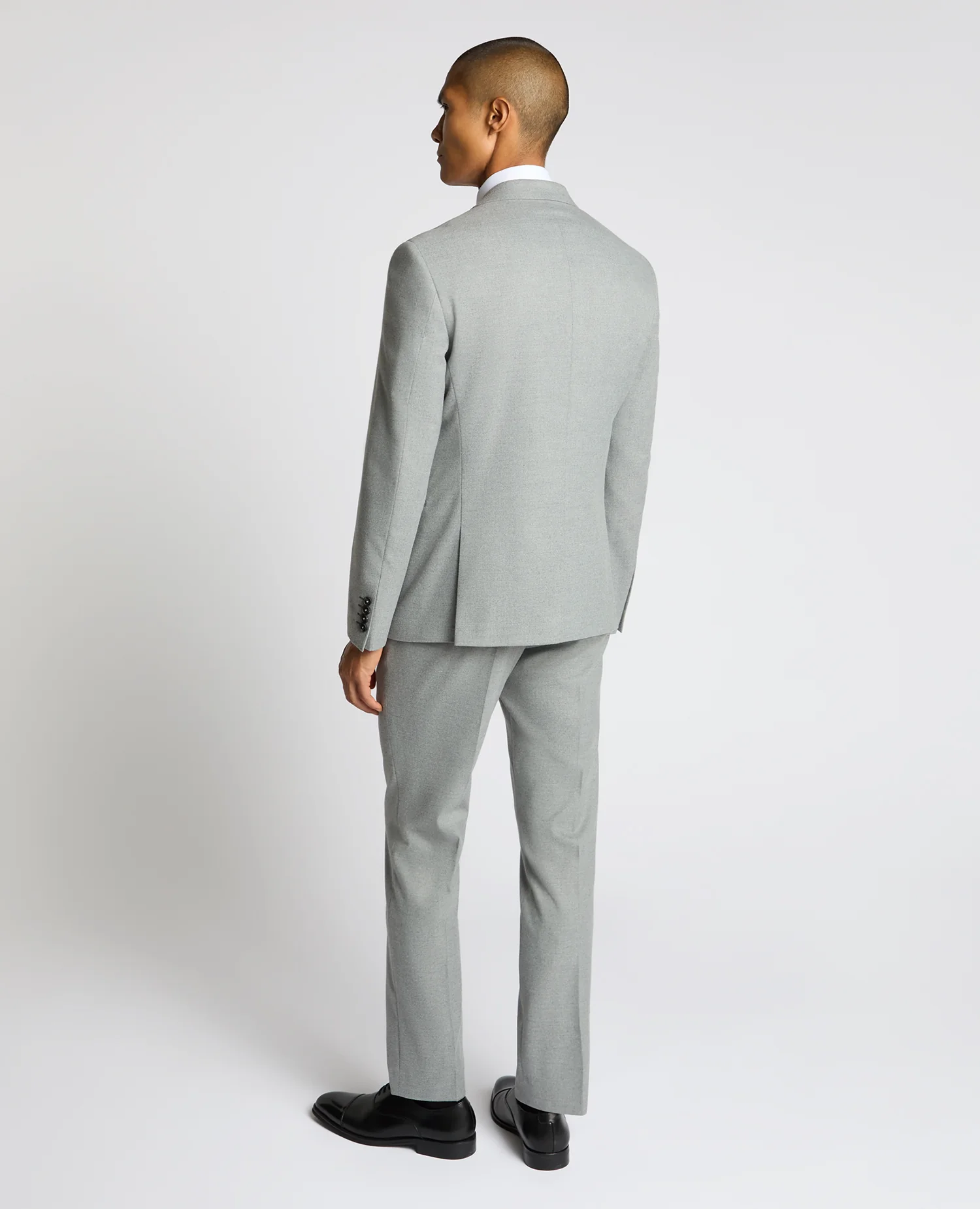 Slim Fit Double-Breasted Stretch Jacket - Image 3