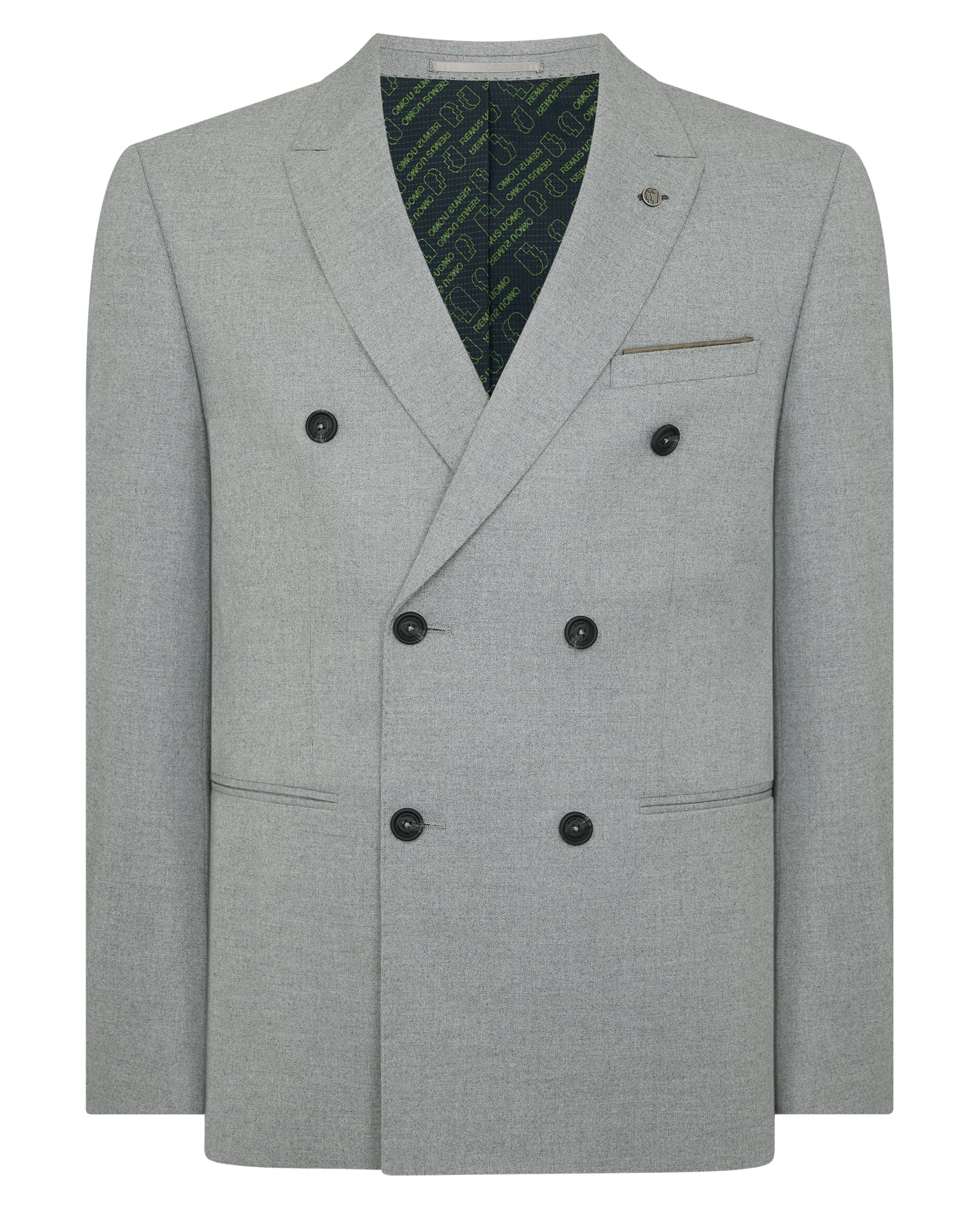 Slim Fit Double-Breasted Stretch Jacket - Image 6