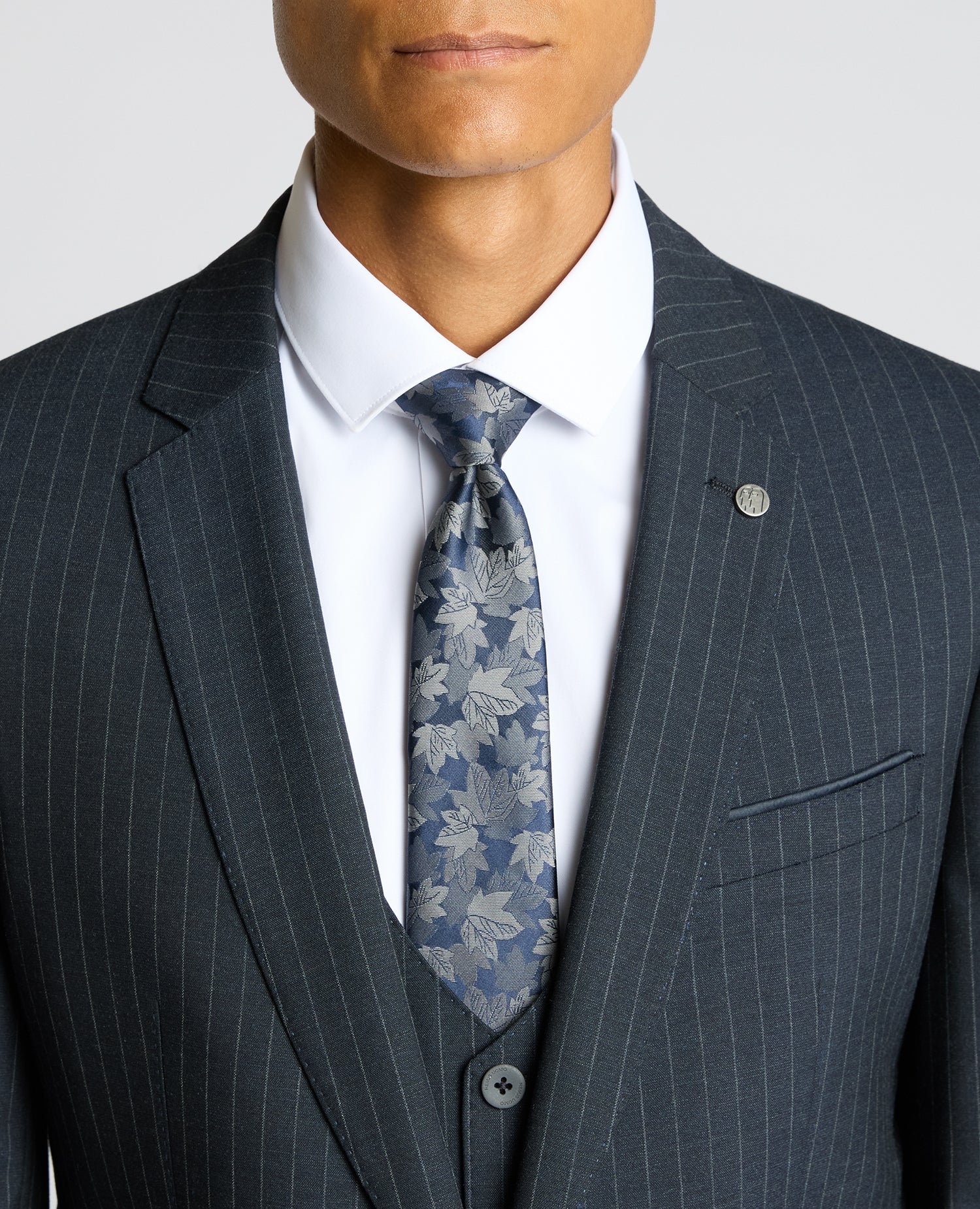 Slim Fit Stripe Stretch Jacket - Image 4