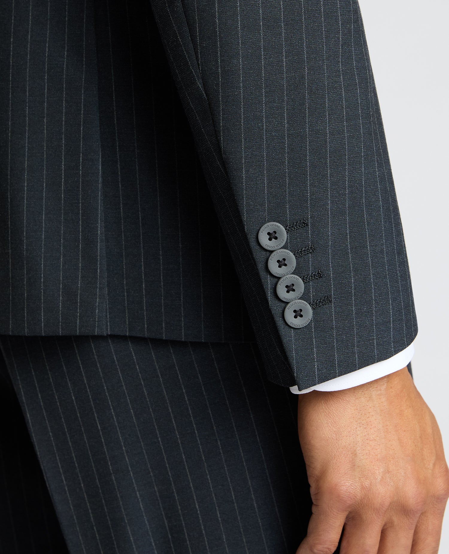 Slim Fit Stripe Stretch Jacket - Image 5