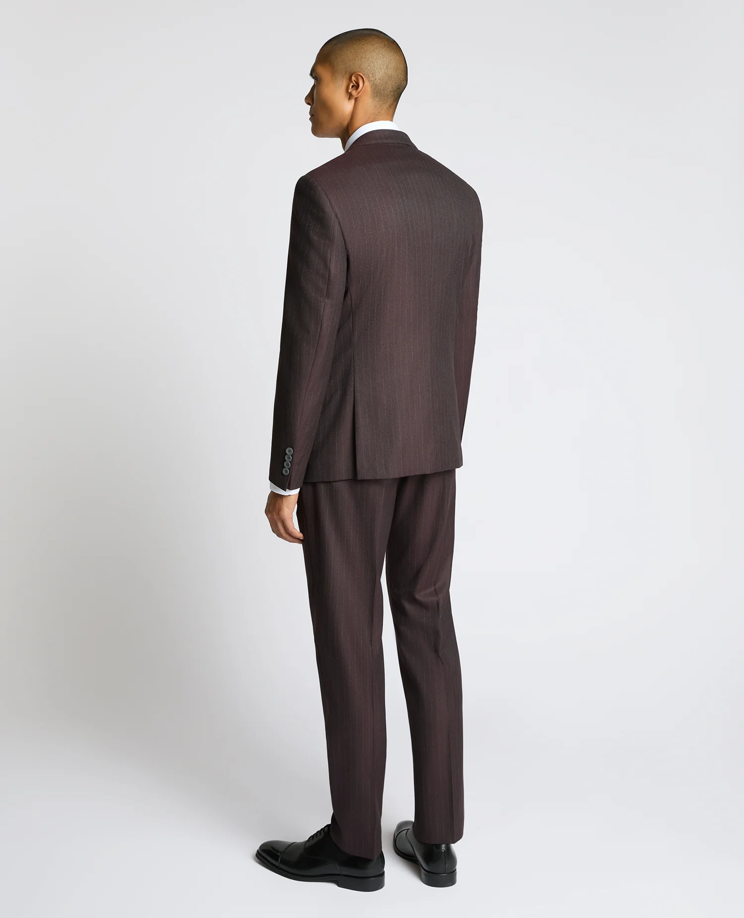 Slim Fit Stripe Stretch Jacket - Image 3
