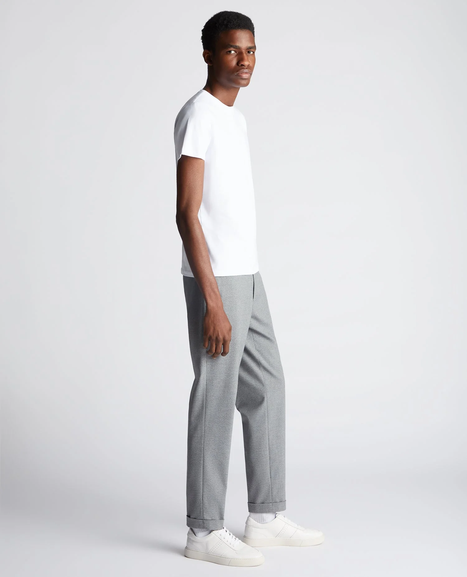 Cotton Stretch Crew Neck Brotherhood T-Shirt - Image 3