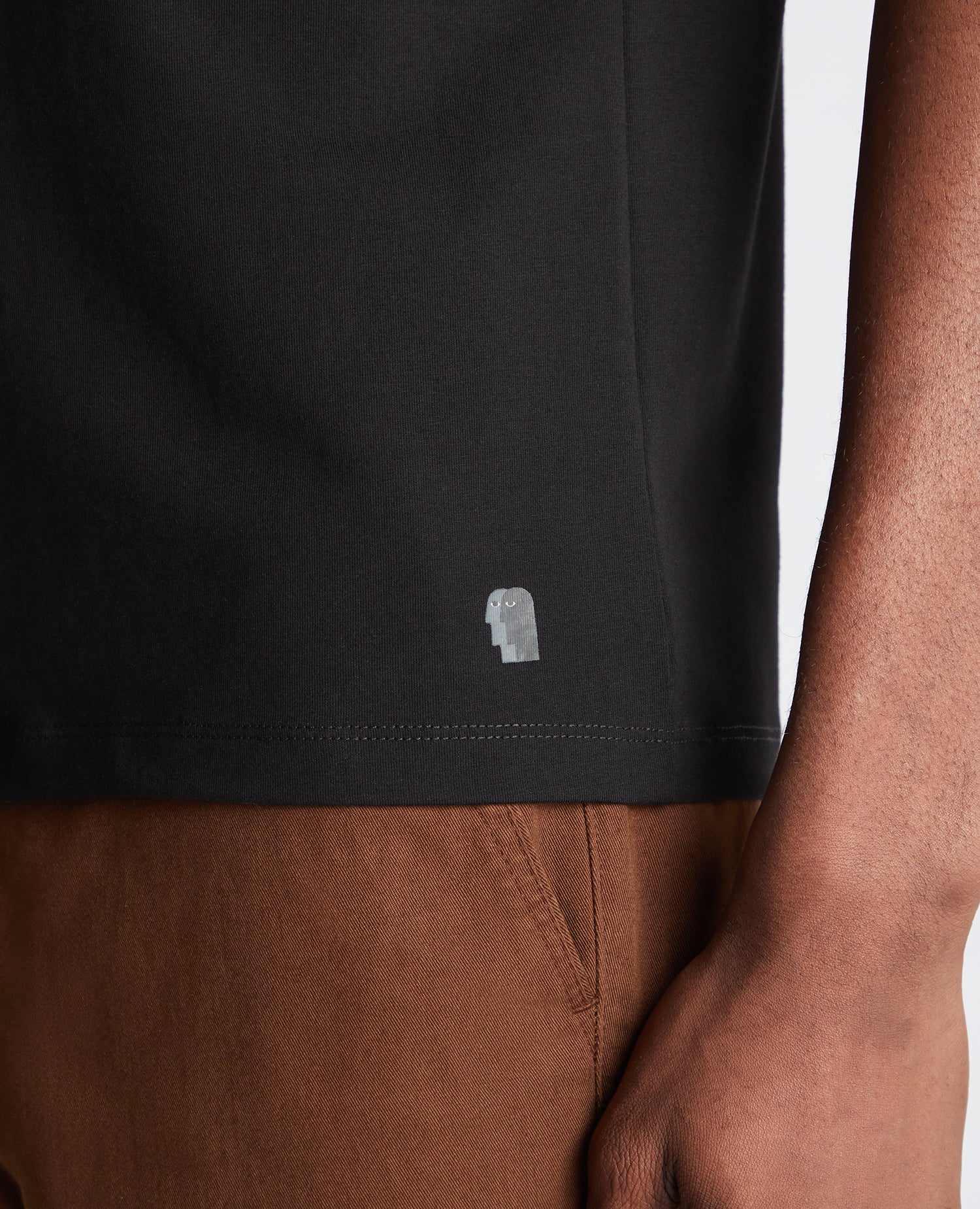 Cotton Stretch Crew Neck Brotherhood T-Shirt - Image 5