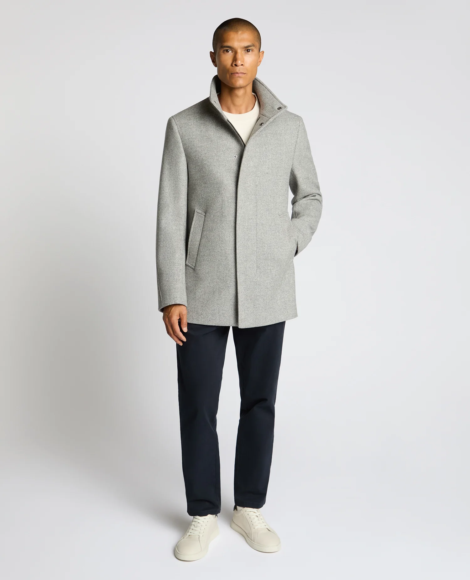 Jacob Regular Fit Wool Blend Coat - Image 2