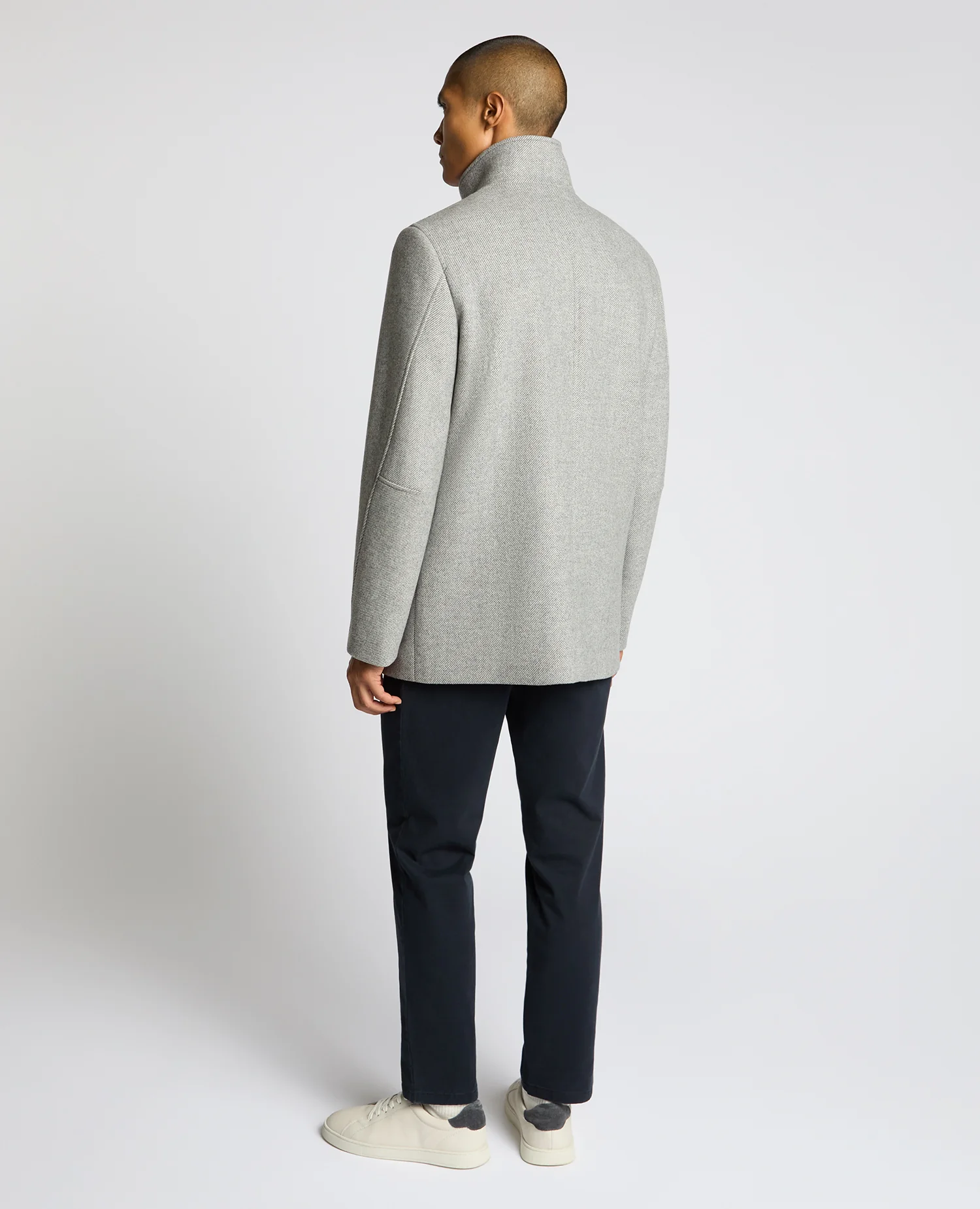 Jacob Regular Fit Wool Blend Coat - Image 3