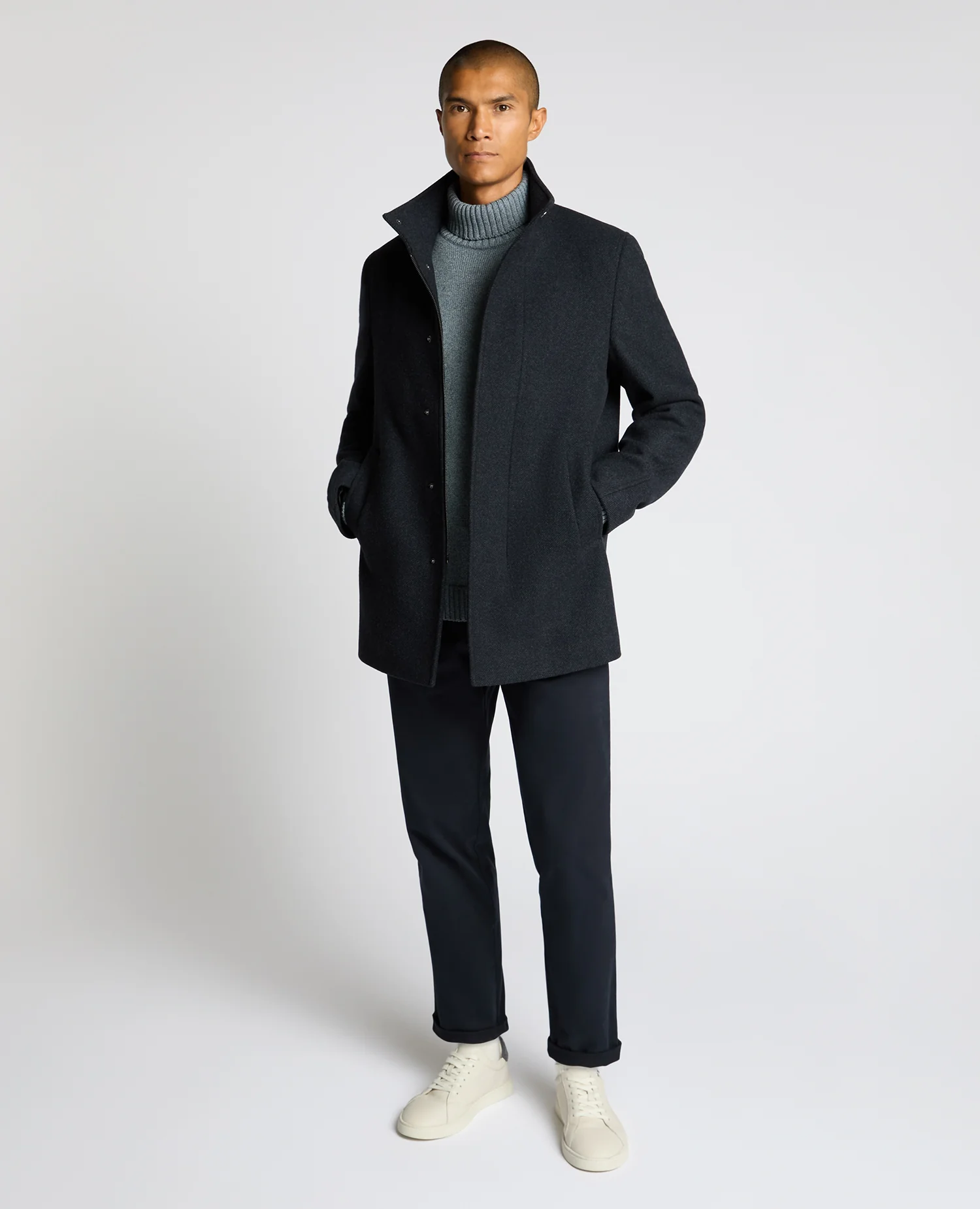 Jacob Regular Fit Wool Blend Coat - Image 2
