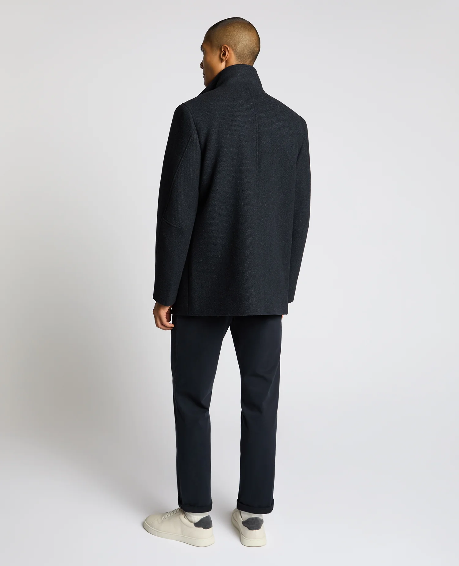 Jacob Regular Fit Wool Blend Coat - Image 3