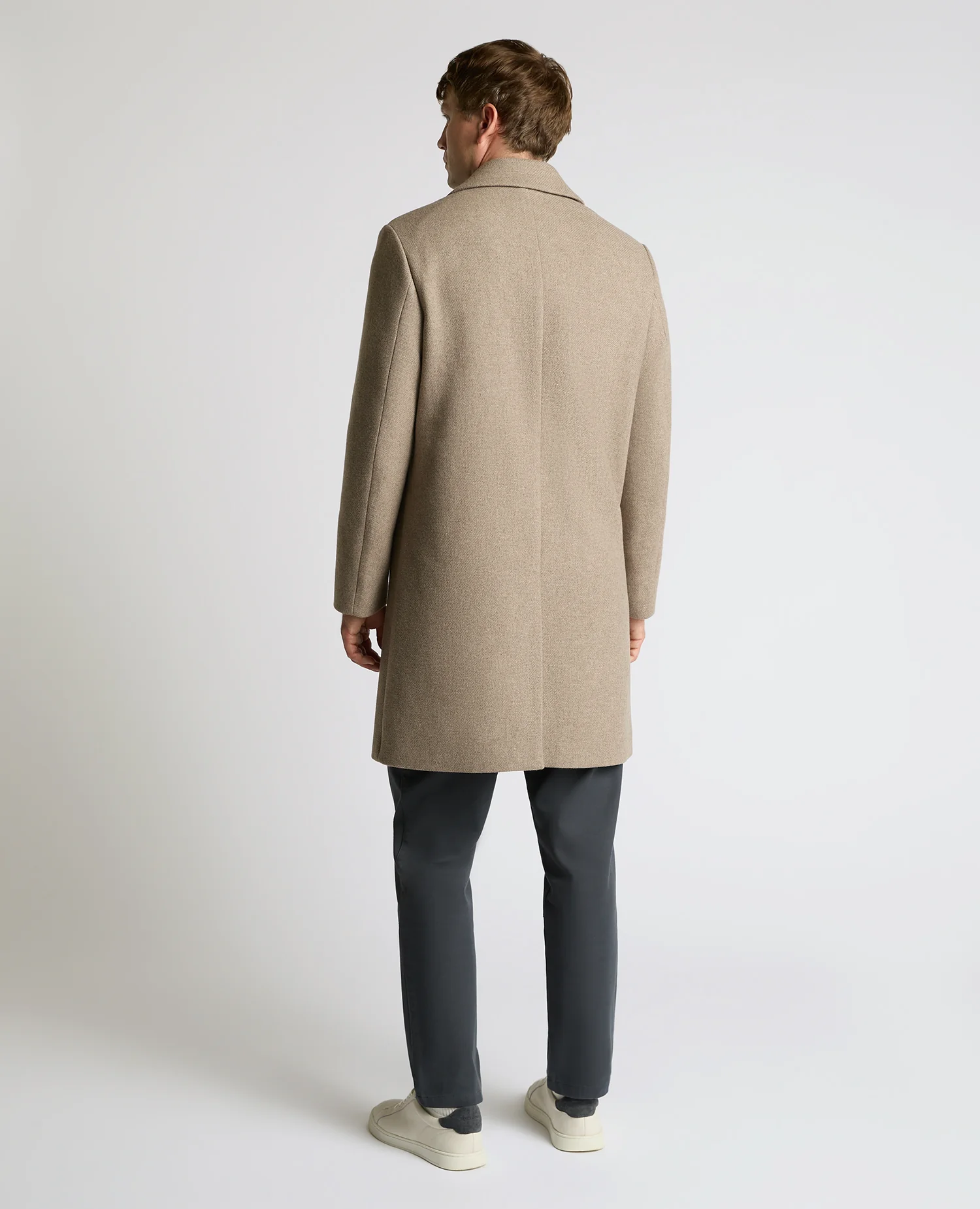 Dylan Relaxed Fit Wool Blend Coat - Image 3