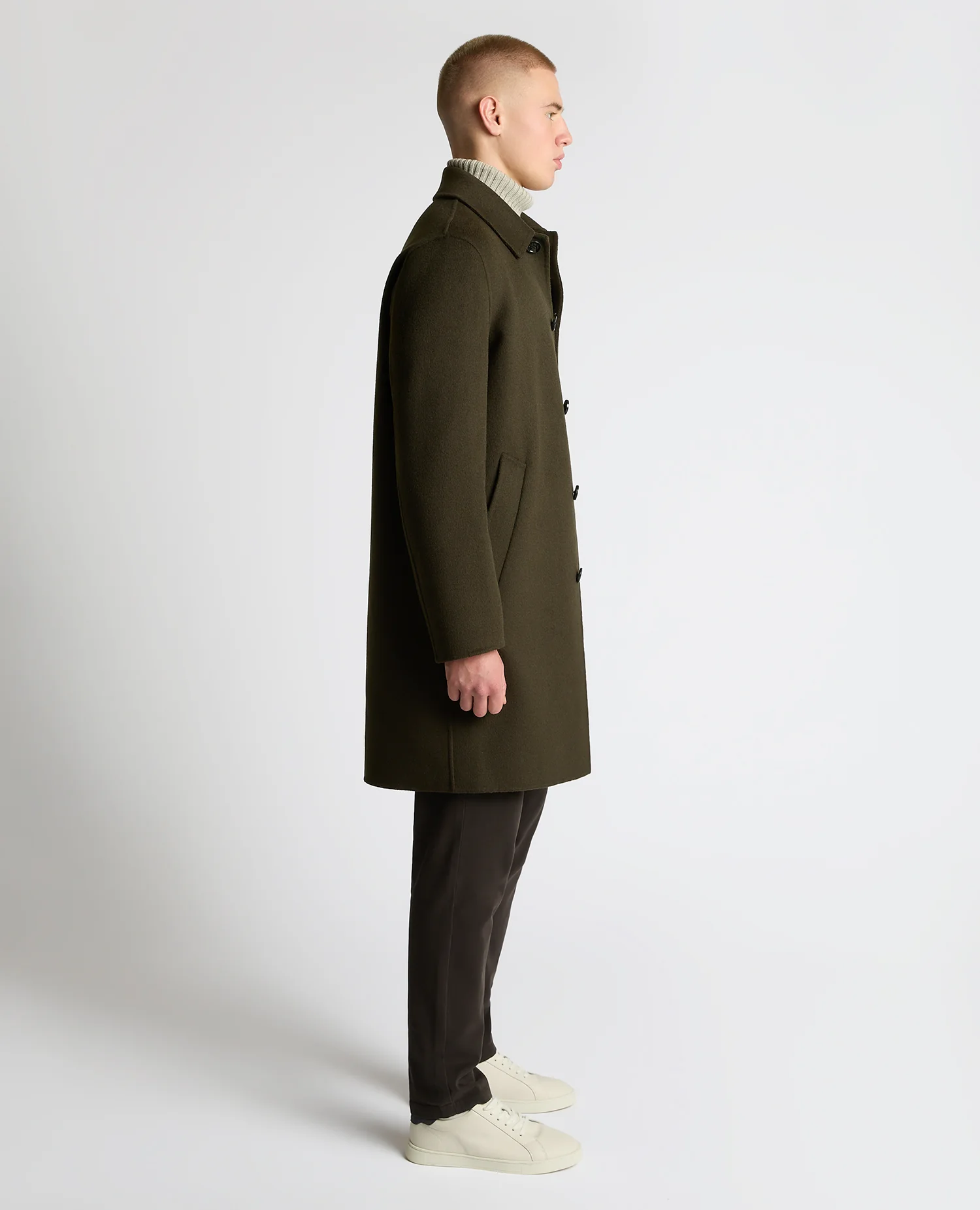 Tatum Relaxed Fit Wool Rich Overcoat - Image 4