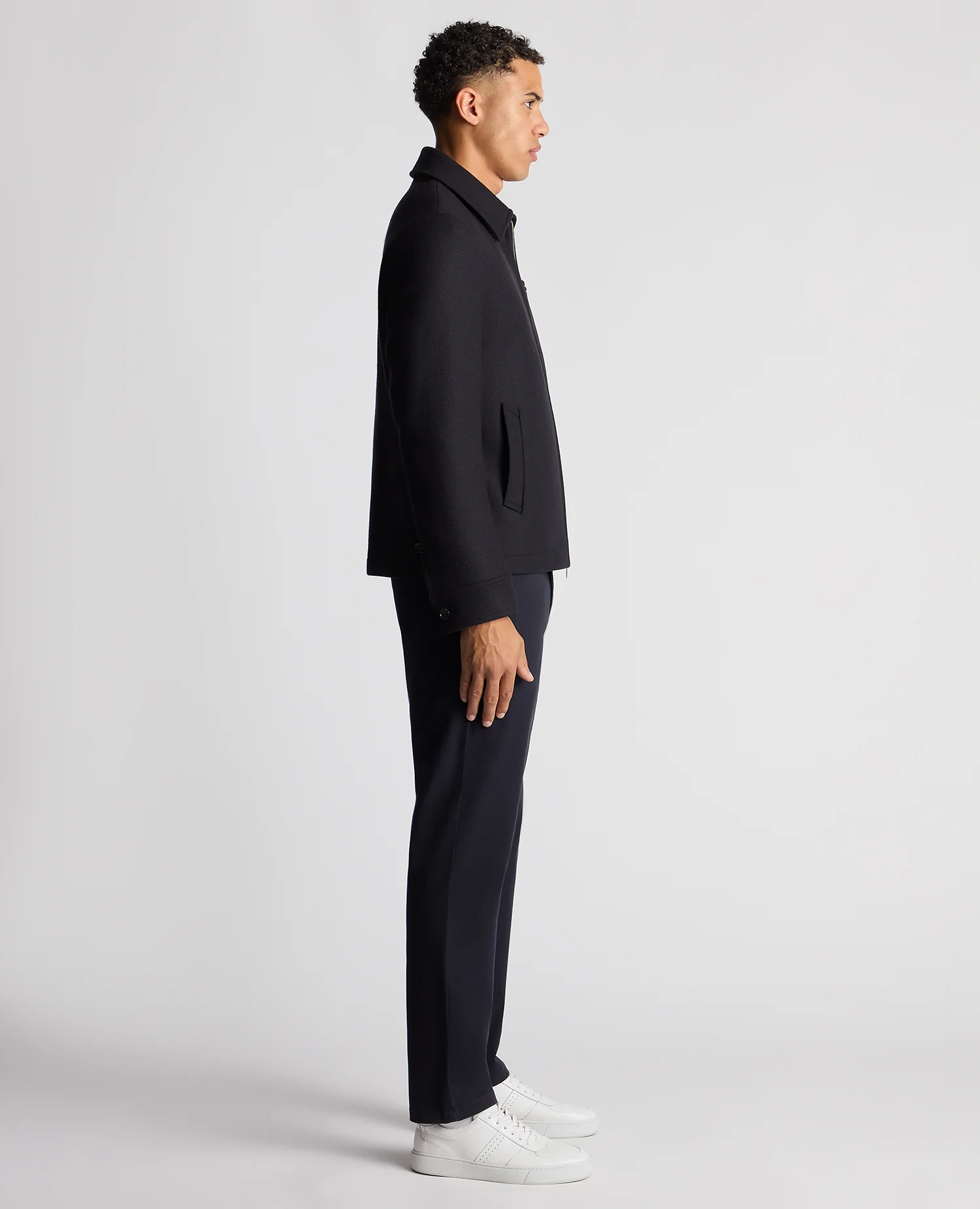 Tailored Fit Italian Wool Blend Jacket - Image 4