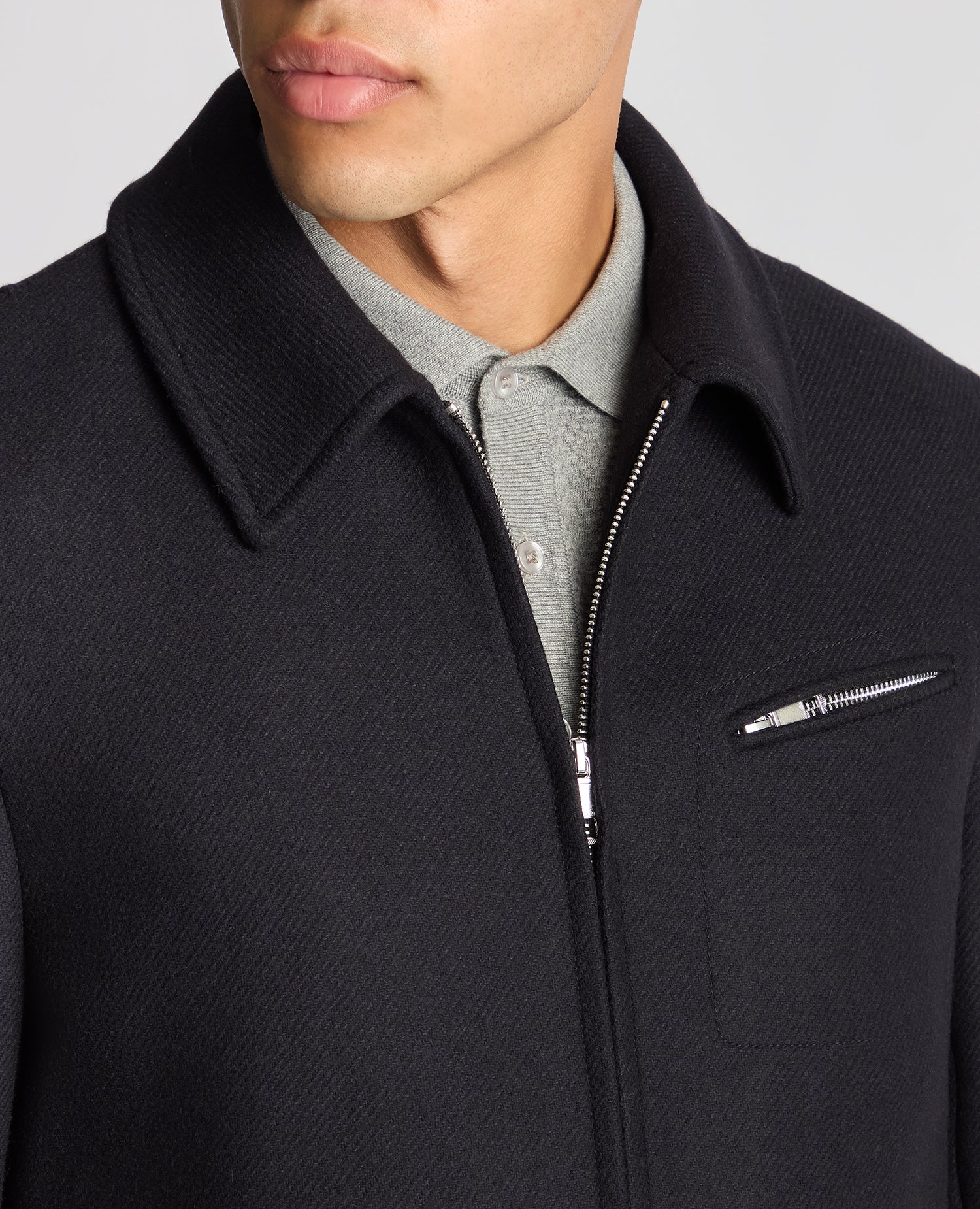 Tailored Fit Italian Wool Blend Jacket - Image 6