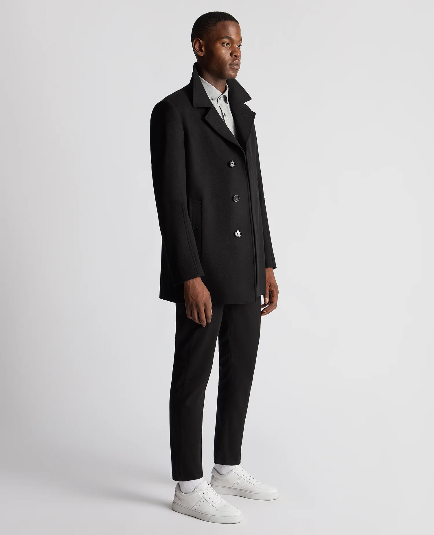 Tailored Fit Overcoat - Image 4