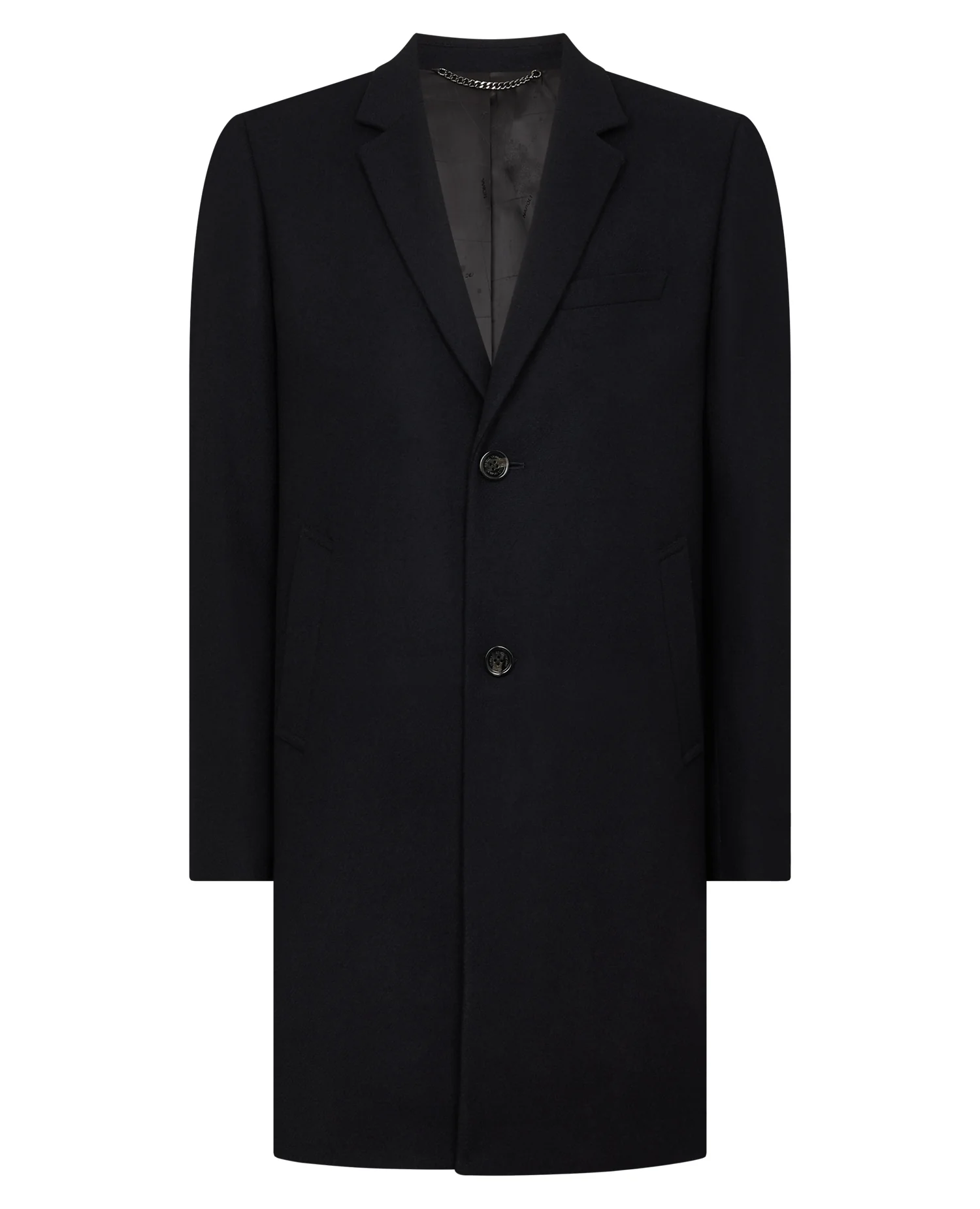 Tailored Fit Wool Blend Overcoat - Image 7