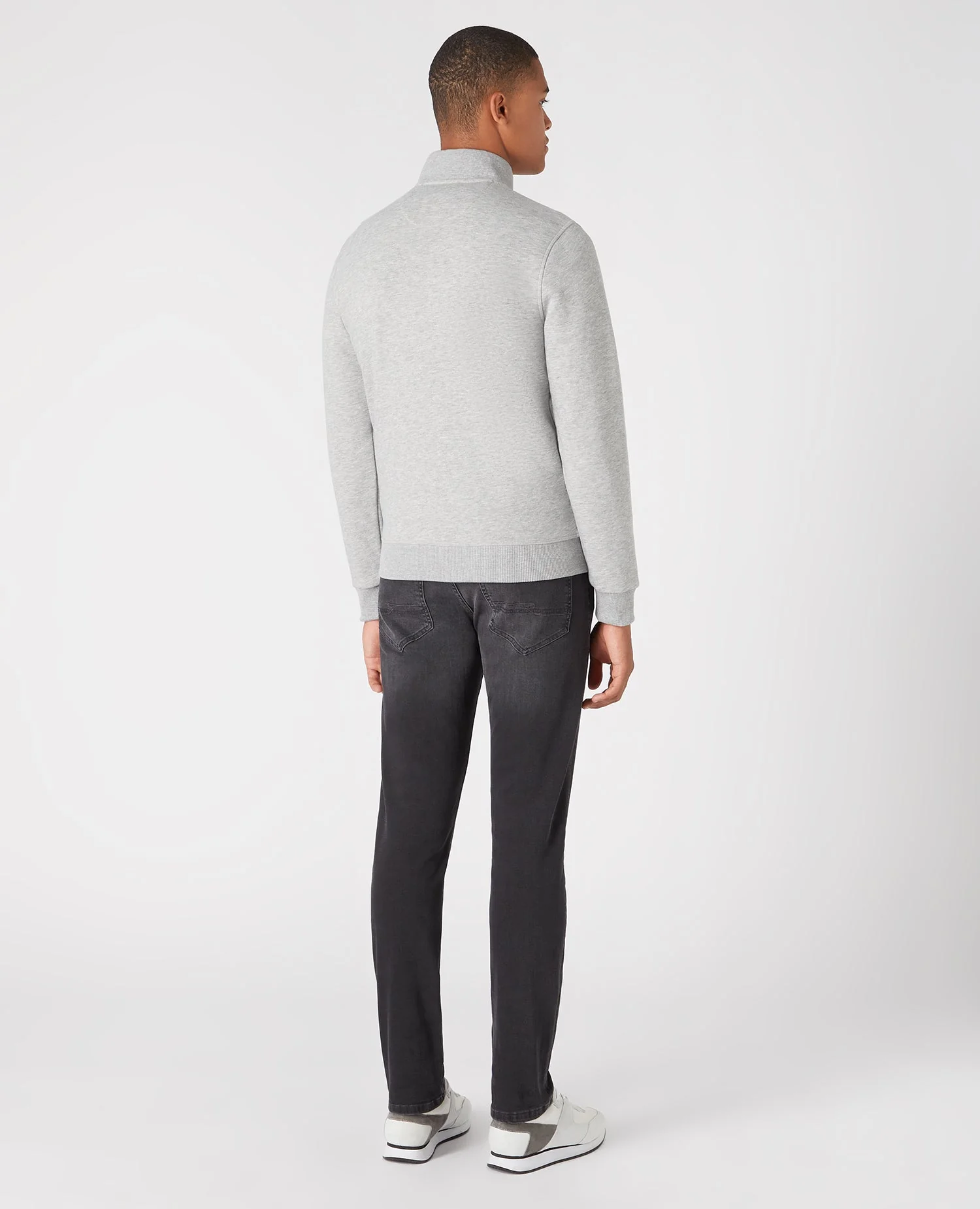 Tapered Cotton-Blend Full Zip Sweateshirt - Image 3
