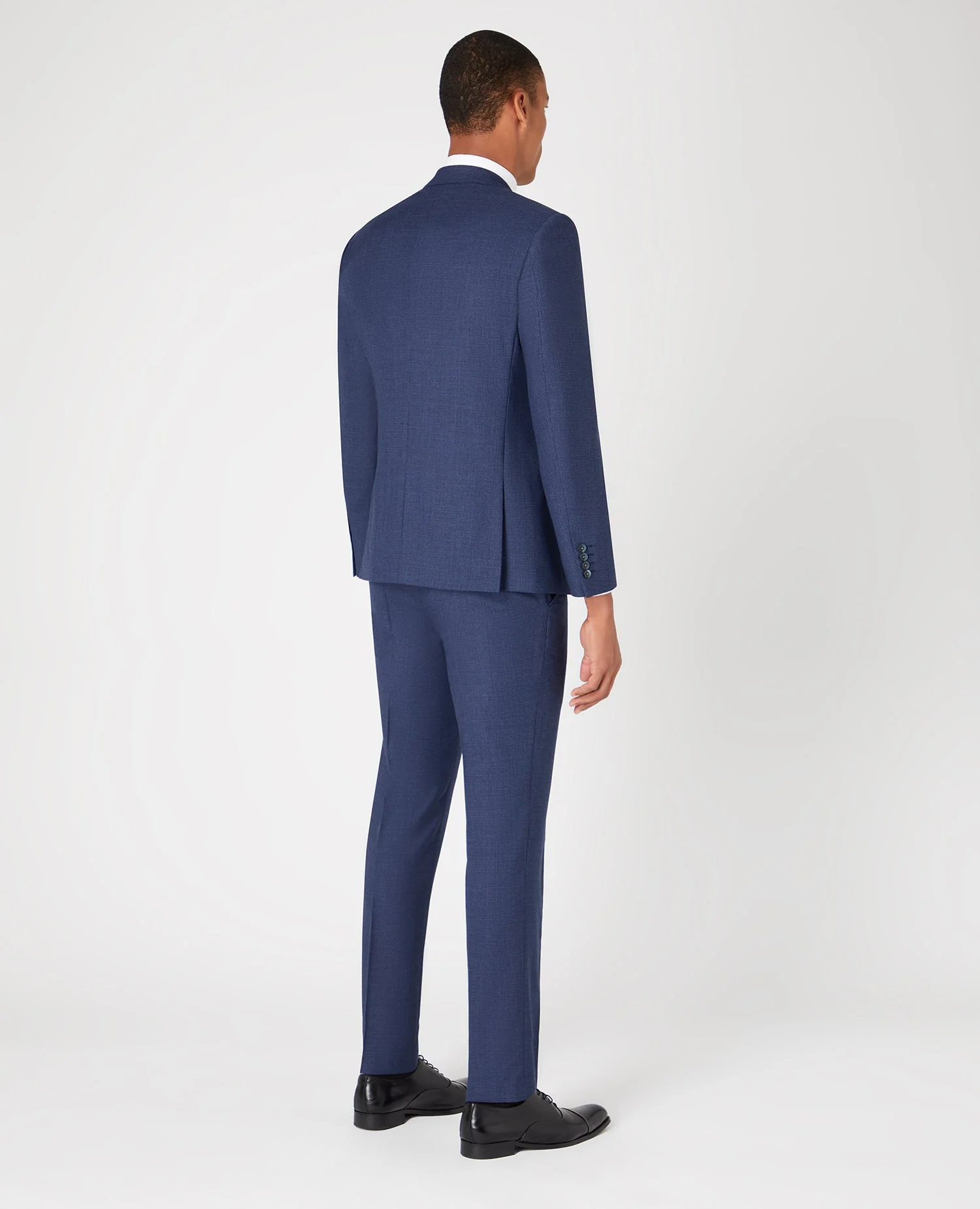 Tapered Fit Wool Blend Mix and Match Suit - Image 3
