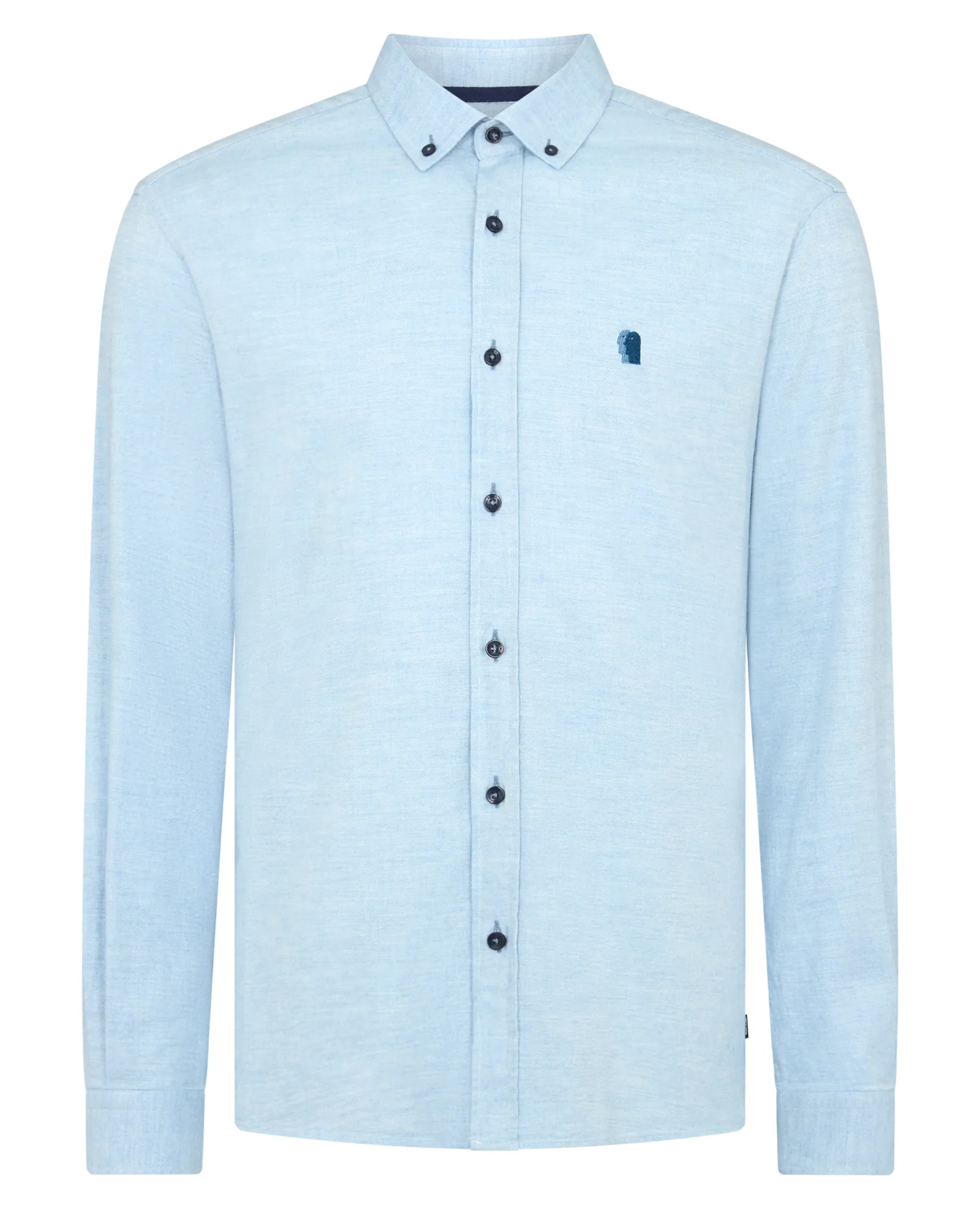 Tapered Fit Brushed Cotton Shirt - Image 6