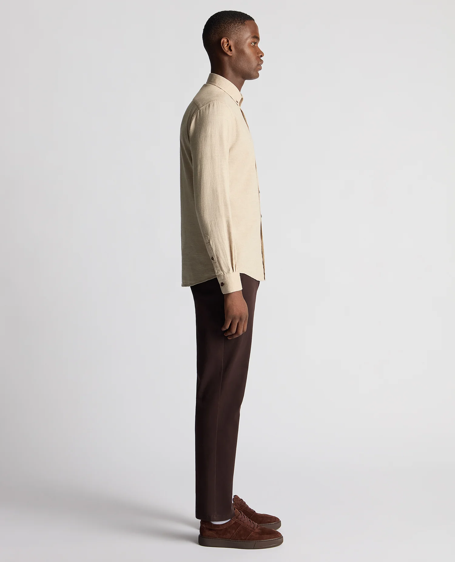 Tapered Fit Soft Cotton Shirt - Image 4