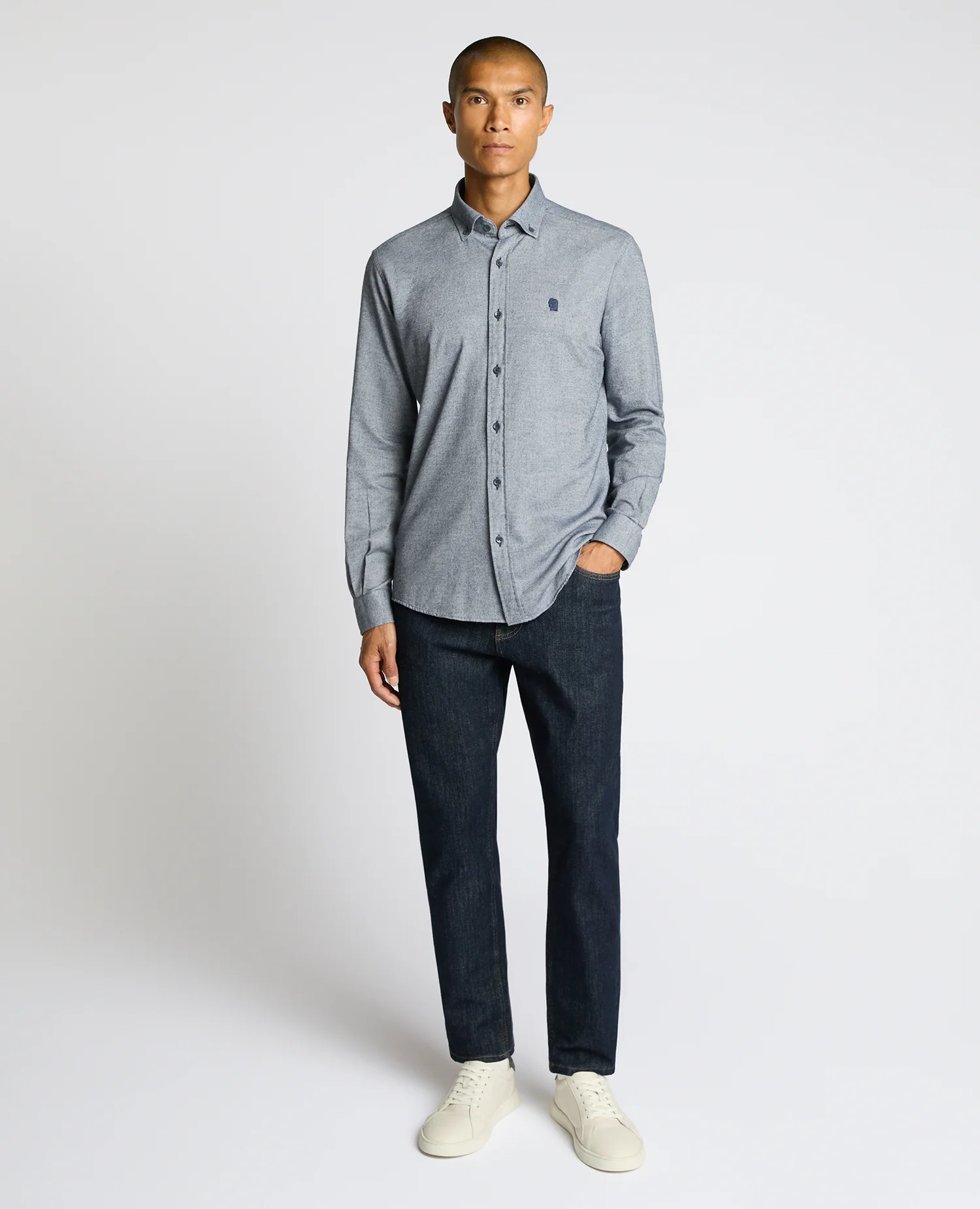 Tapered Fit Soft Cotton Shirt - Image 2
