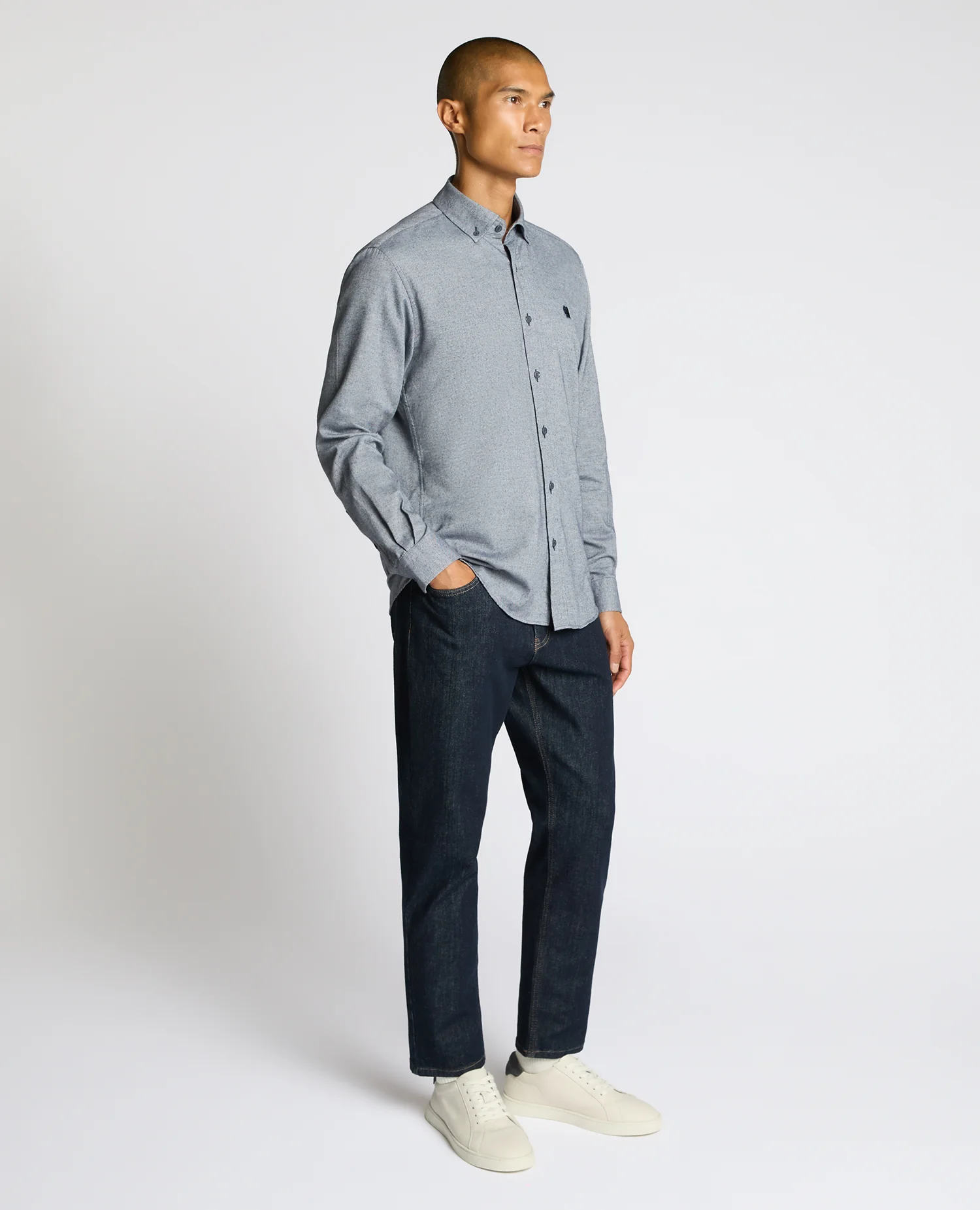 Tapered Fit Soft Cotton Shirt - Image 4