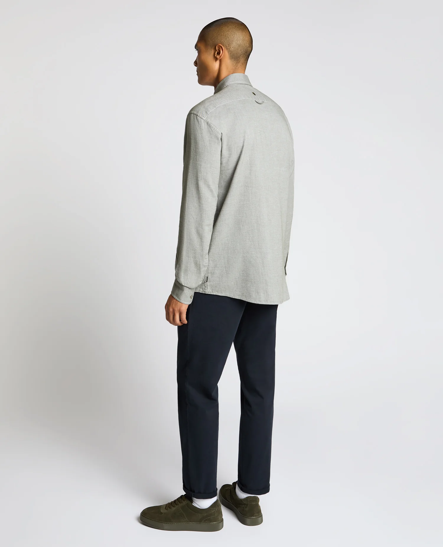 Tapered Fit Soft Cotton Shirt - Image 3