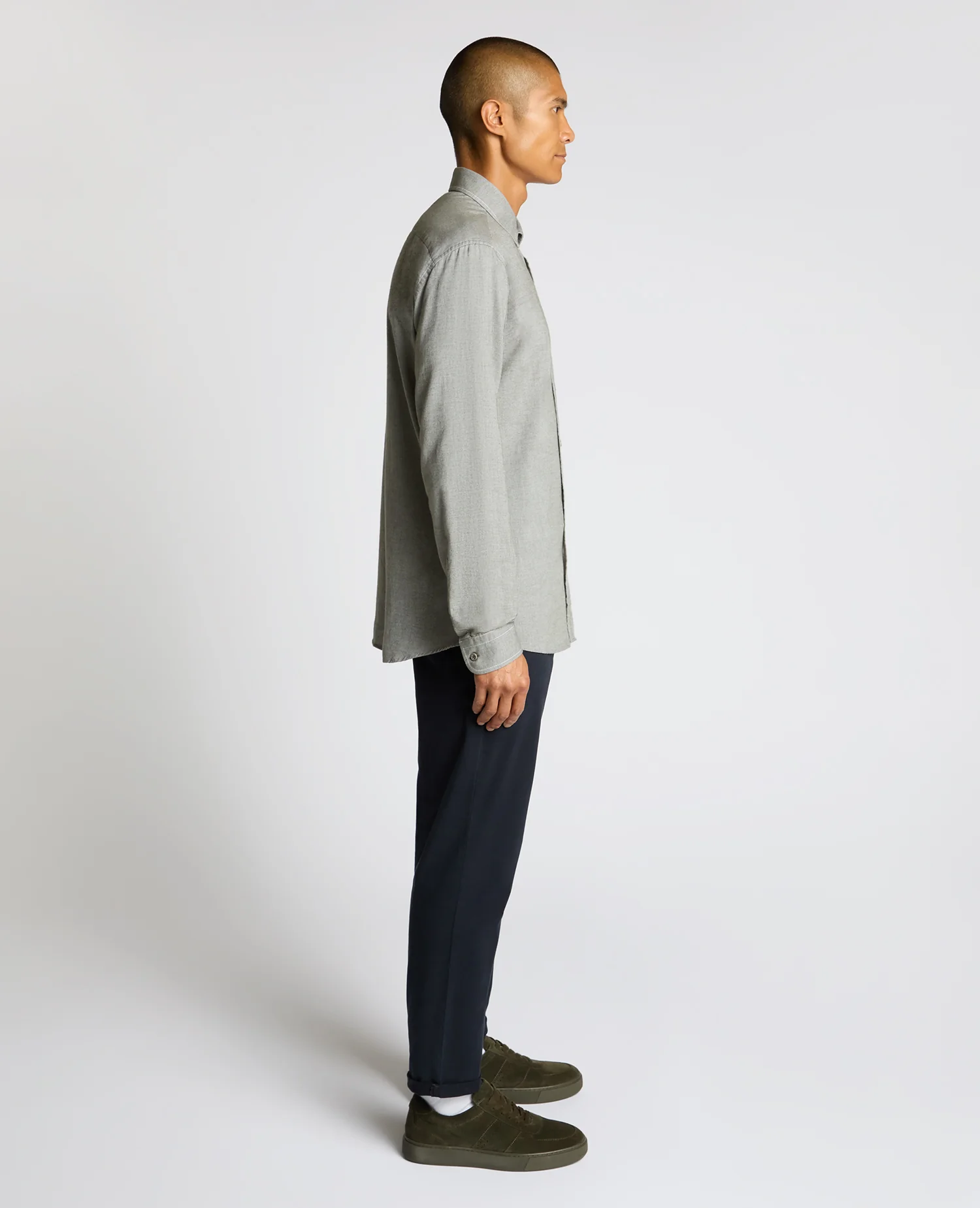 Tapered Fit Soft Cotton Shirt - Image 4