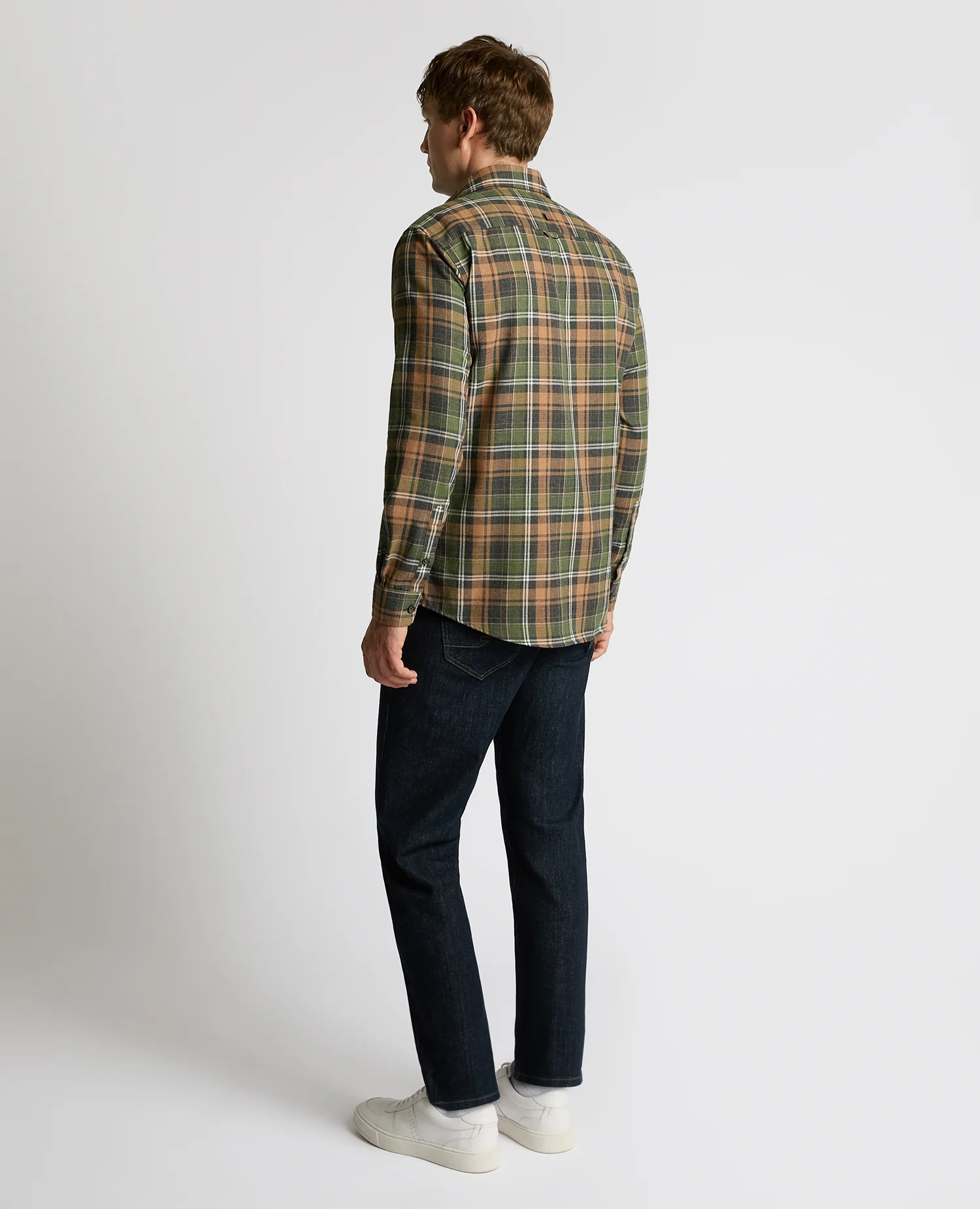 Tapered Fit Cotton-Blend Check Shirt - Image 3