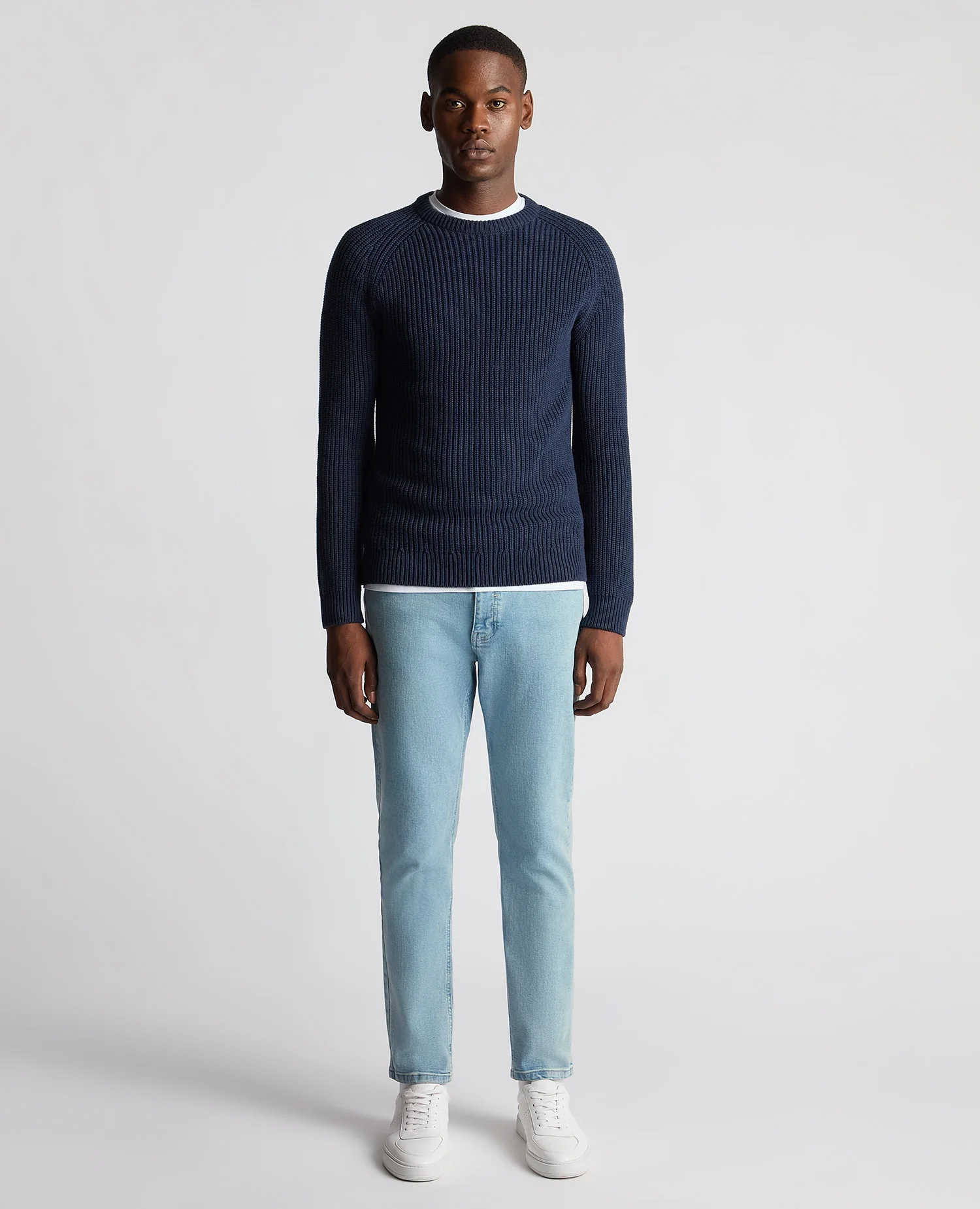 Tapered Fit Chunky Knit Sweater - Image 2