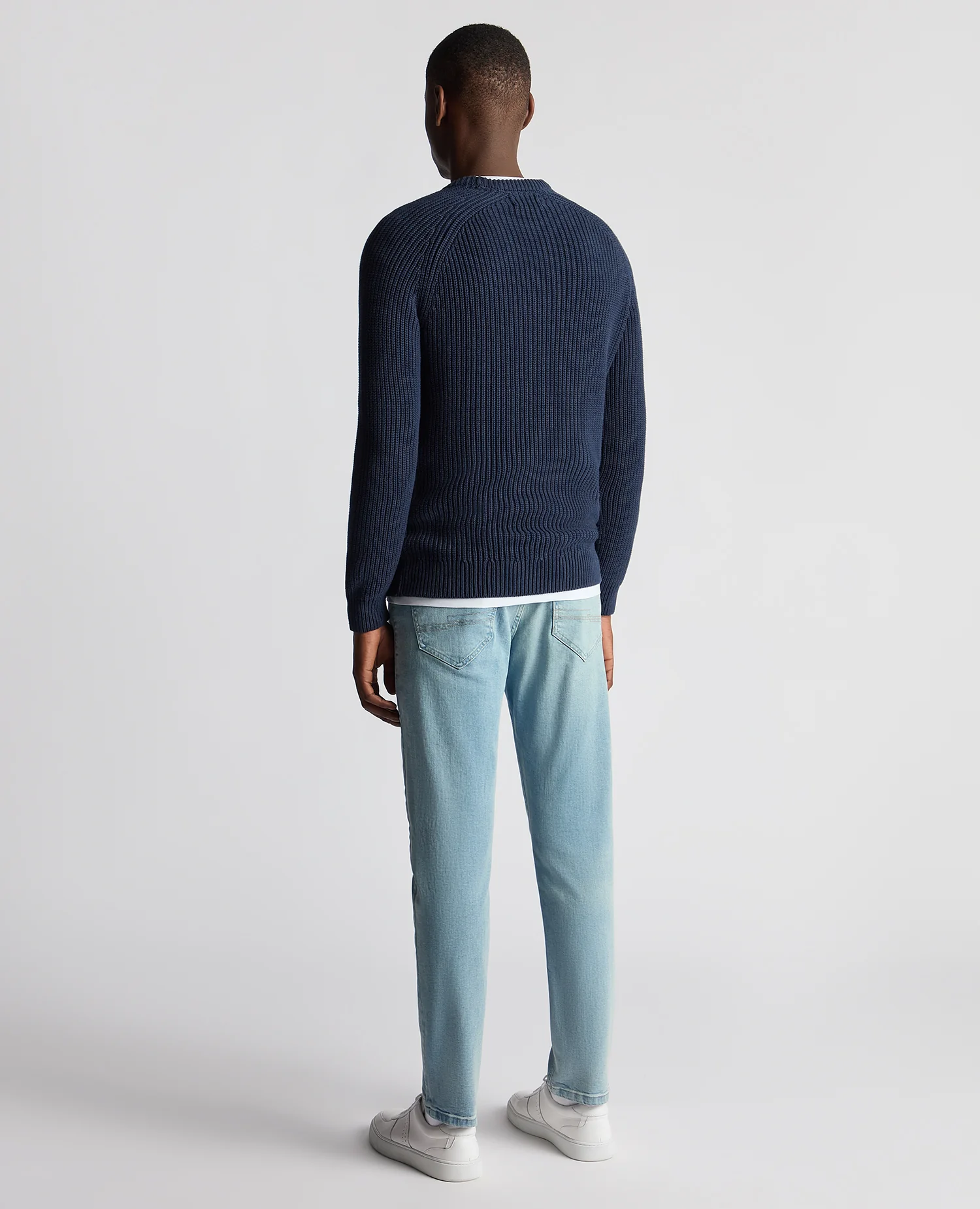 Tapered Fit Chunky Knit Sweater - Image 3