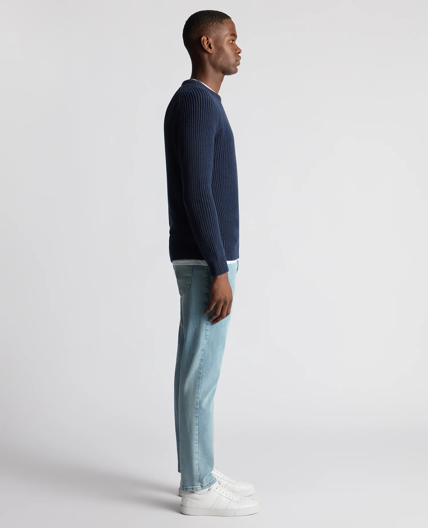 Tapered Fit Chunky Knit Sweater - Image 4