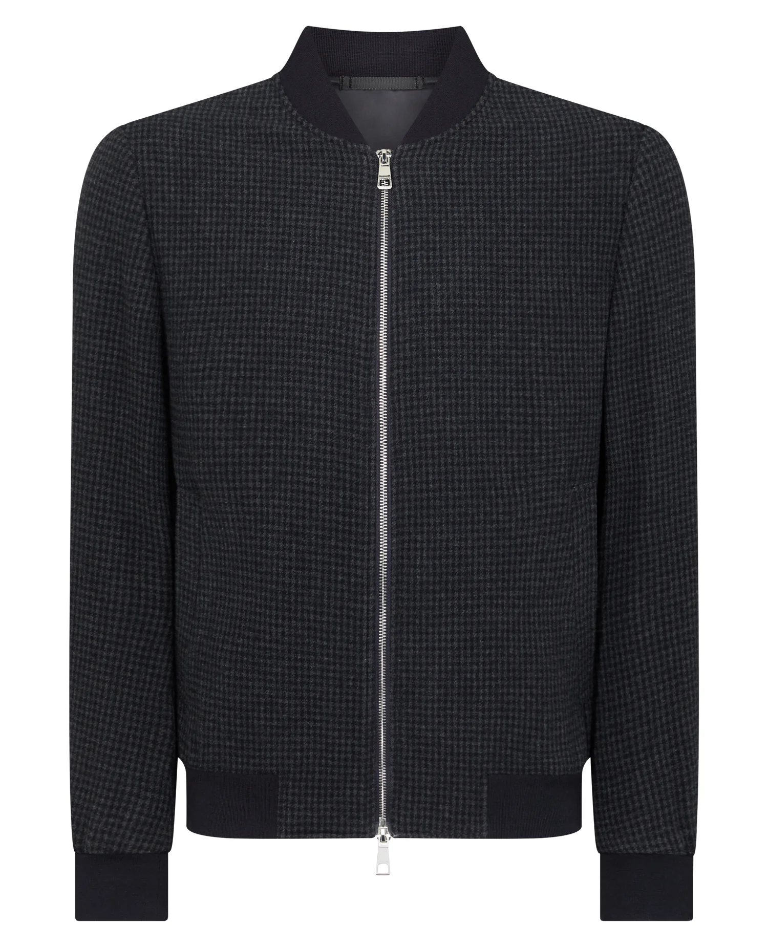 Regular Fit Club Check Flannel Bomber Jacket - Image 6