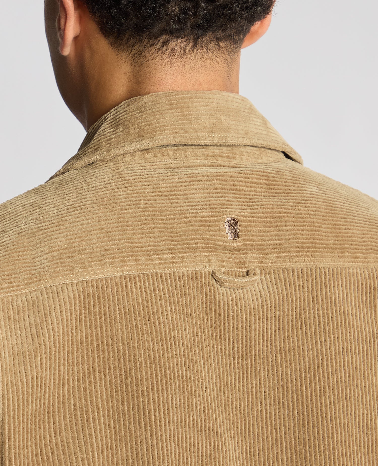 Tapered Fit Corduroy Overshirt - Image 4