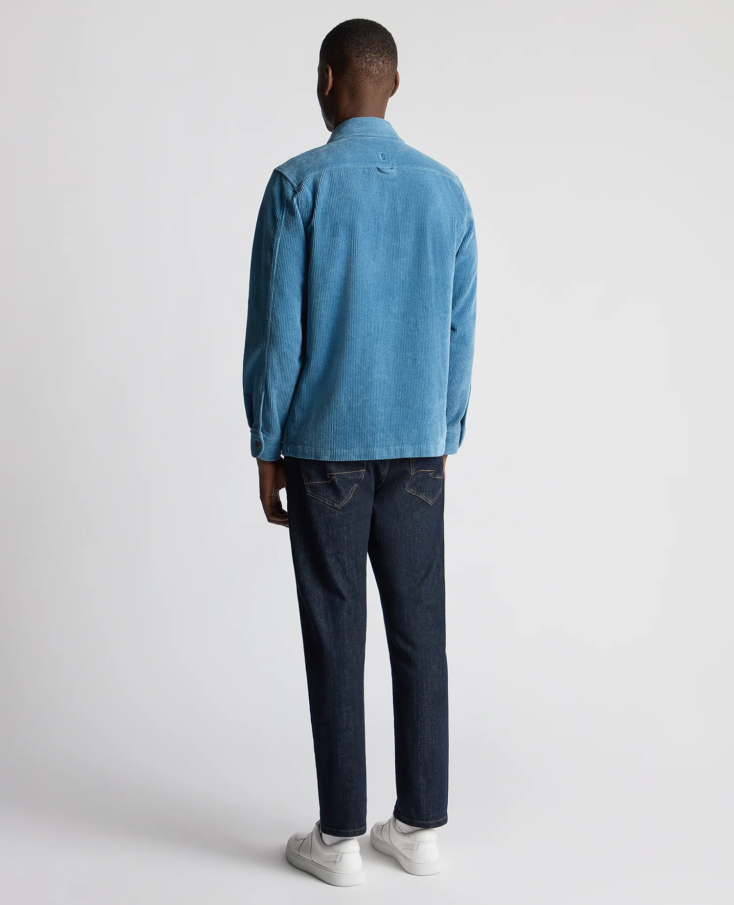 Tapered Fit Corduroy Overshirt - Image 3